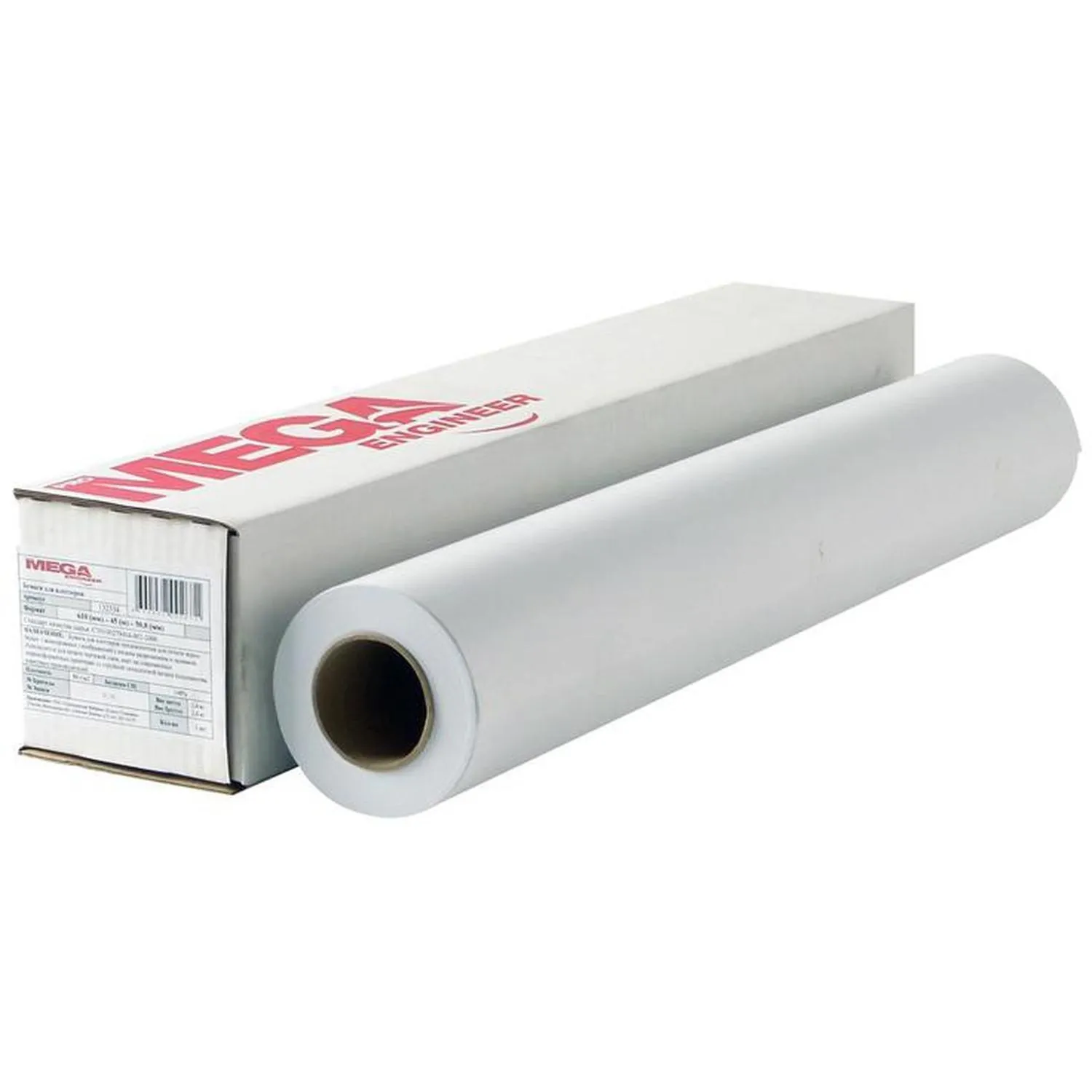 Бумага широкоформатная ProMega engineer InkJet 610 мм (рулон А1+, 70г/м², 45м) - Image 2