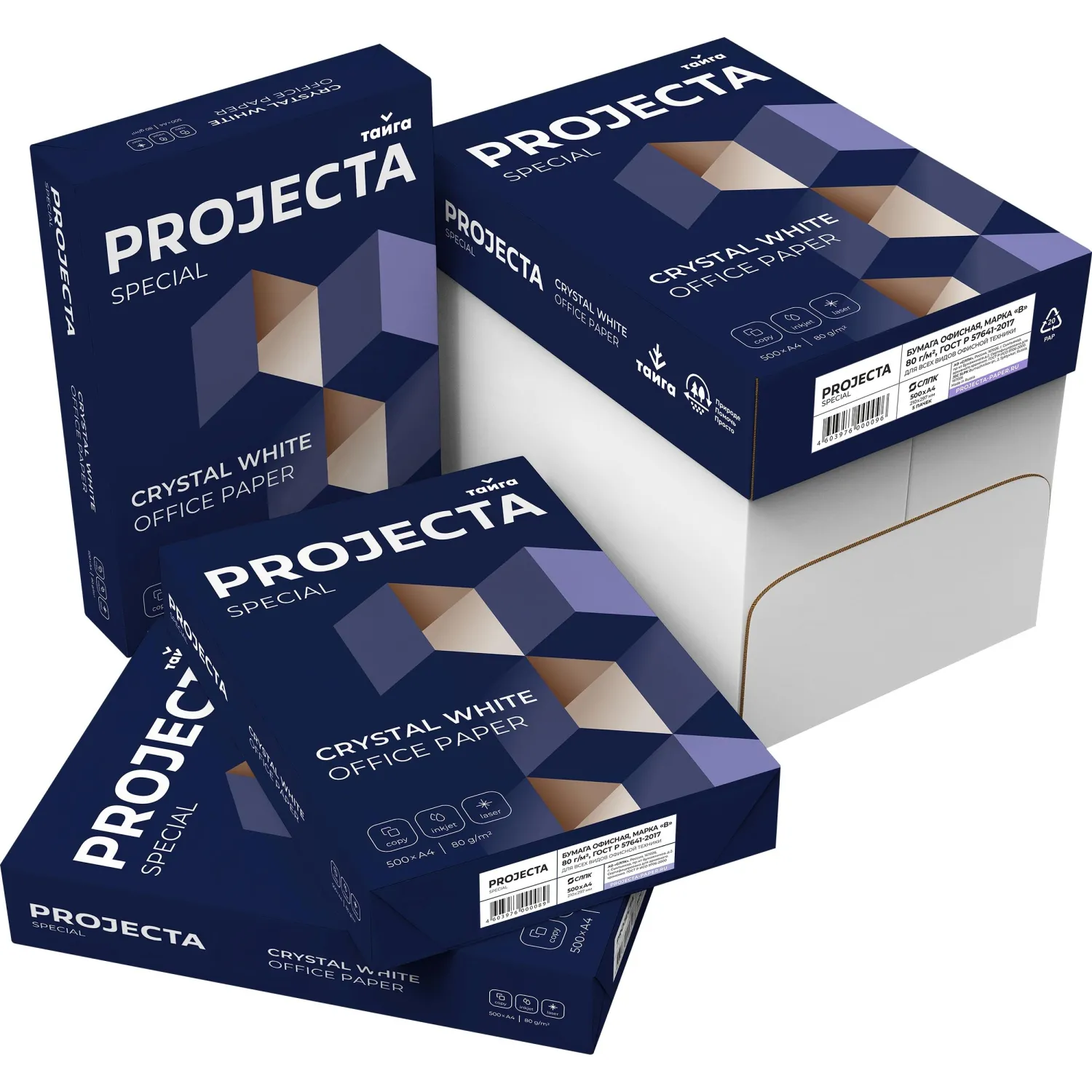 универсальная бумага А4 Projecta Special офисная ECF ГОСТ архивного хранения - Image 2