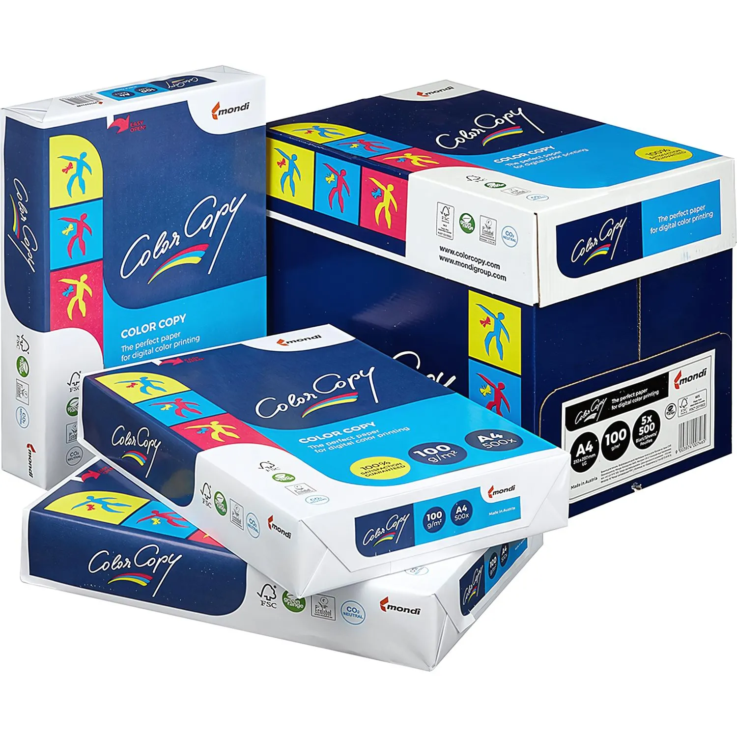 Бумага Color Copy 100 г/м² А4 (500 л.) для цветной лазерной печати, Австрия - Image 3