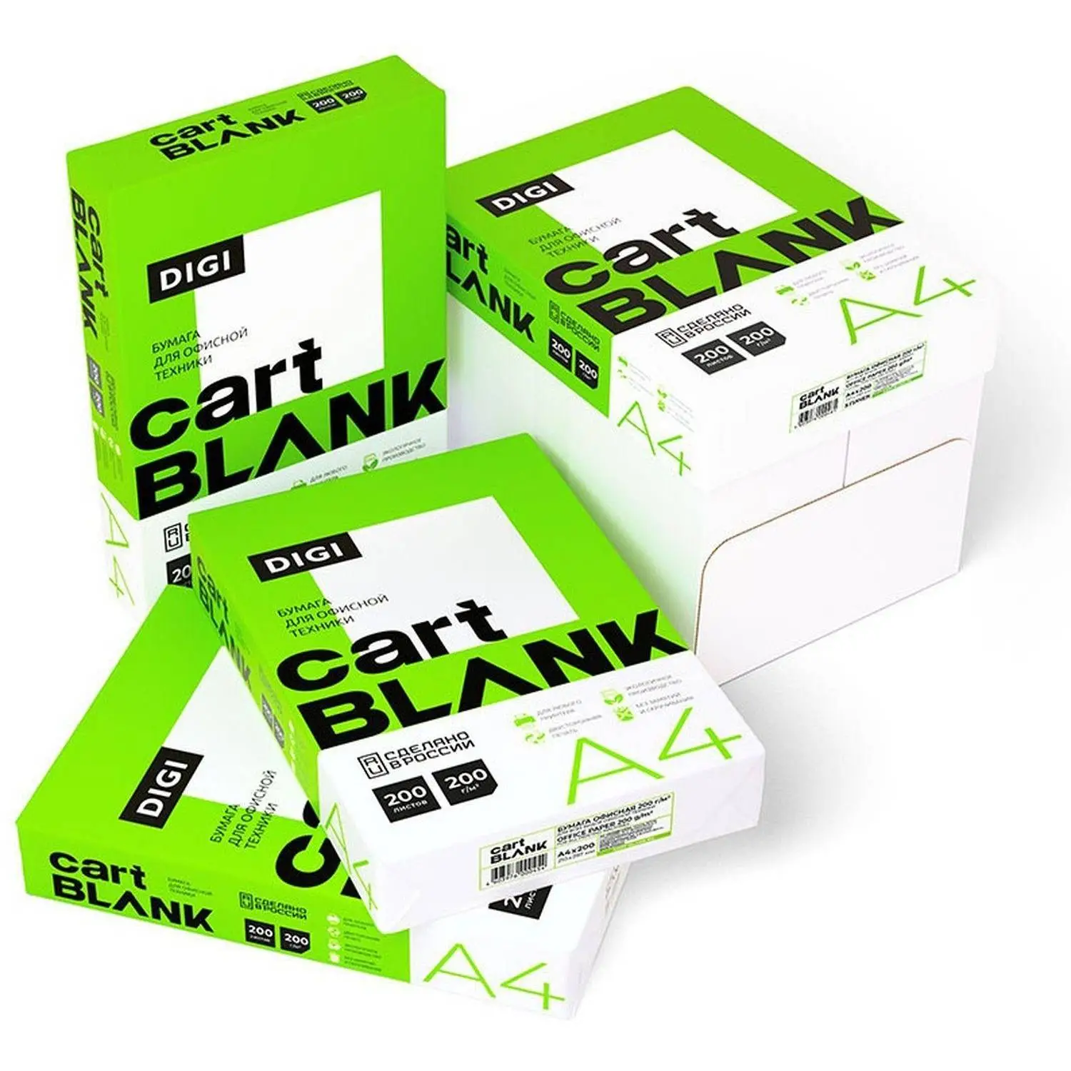 офисная бумага A4 для цветной лазерной печати Cartblank Digi (ECF, ISO 9001) - Image 4