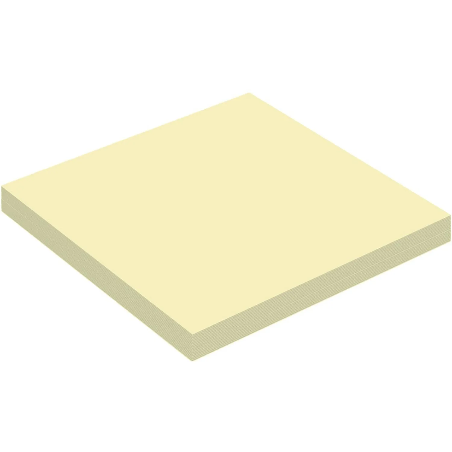 Стикеры Attache 76x76 мм, желтые офисные, пастельные - Image 2