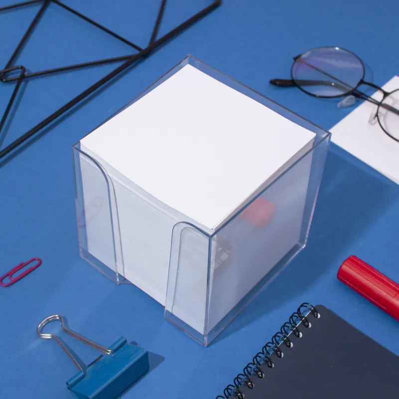 Блок для записей Attache 9×9 см, бокс прозрачный, 65 г/м², офисная бумага - Image 3