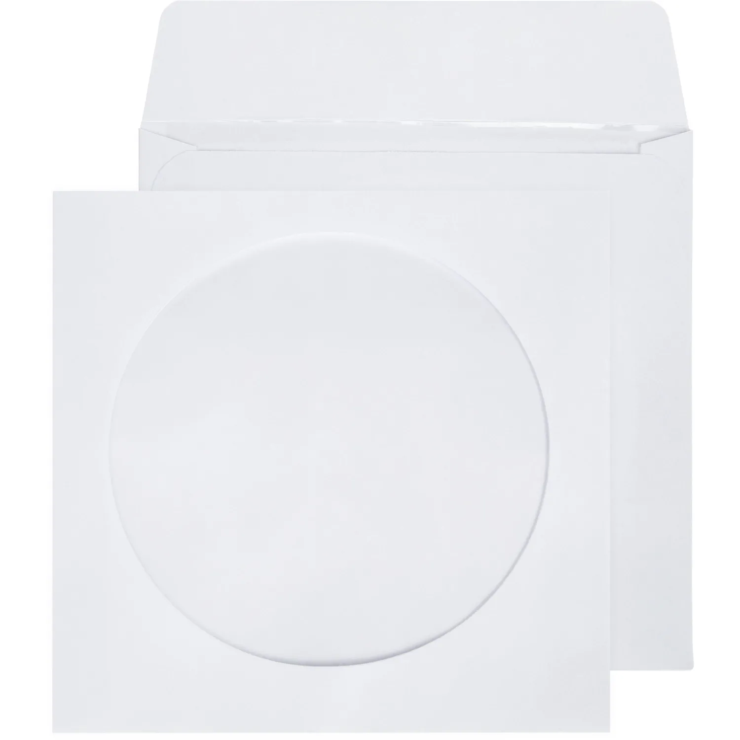 Конверты Packpost 125x125 мм 90 г/м² (с окном), декстриновый клей, белые - Image 2