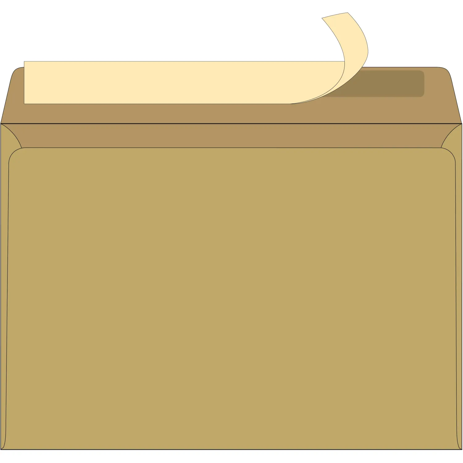Конверт C4 Ecopost (229×324 мм), переработанный материал - Image 2