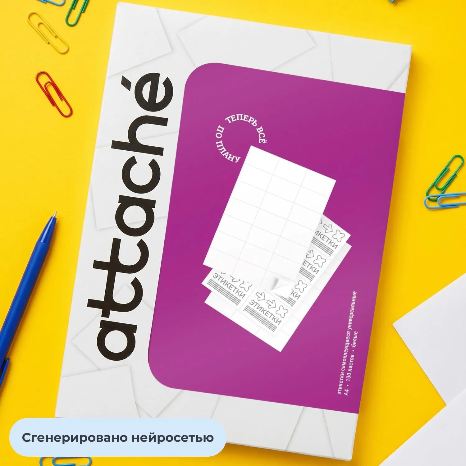 Самоклеящиеся этикетки ProMega Label Basic — белые для печати −20°...+80°C - Image 6