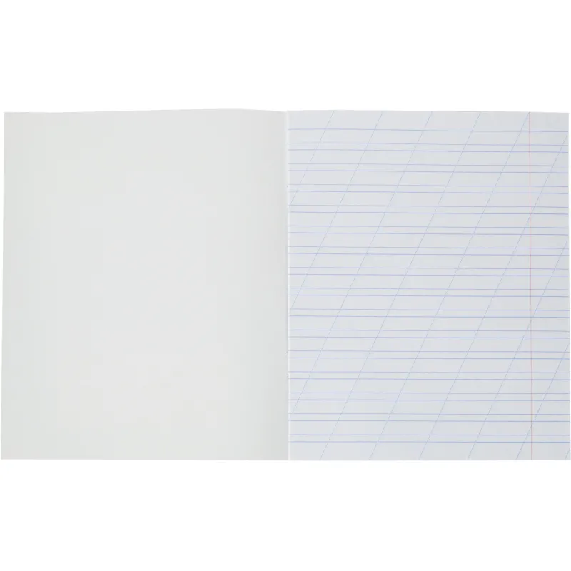 Тетрадь школьная А5 Интенсив голубая в косую линию с полями (упаковка запайка по 10 шт.) - Image 6