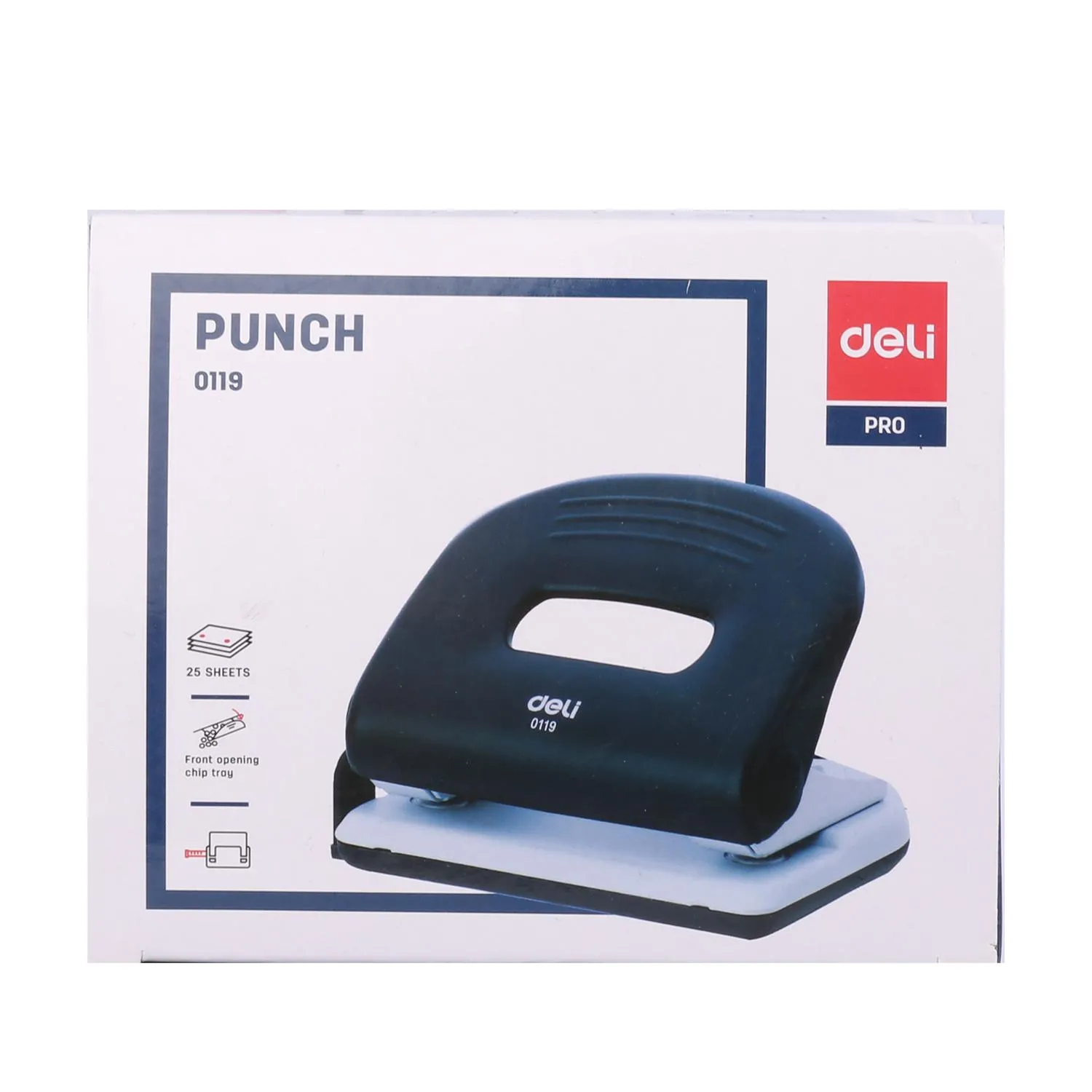 дырокол Deli Pro офисный металлический для бумаг - Image 10