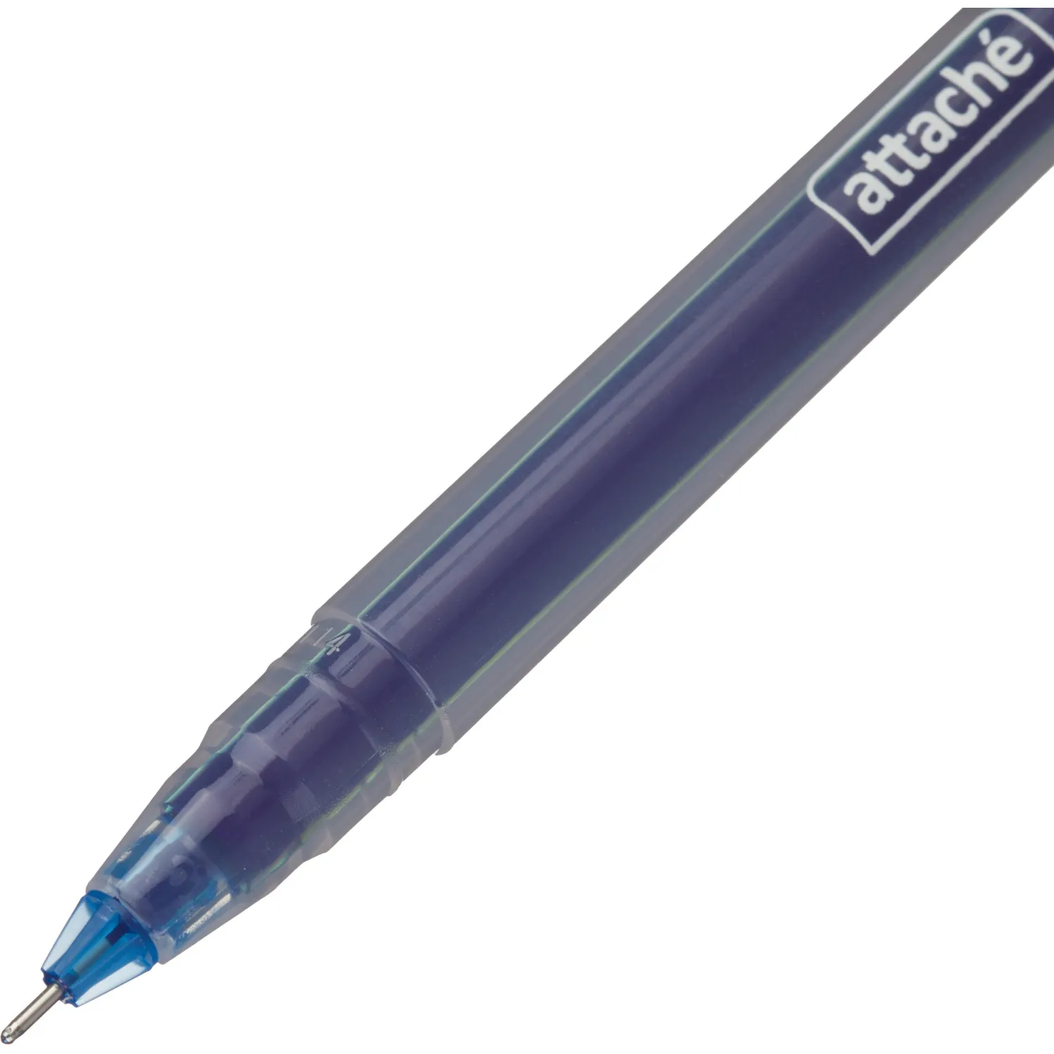 гелевая ручка Attache Free ink прозрачная, неавтоматическая, тонкое письмо синий - Image 4