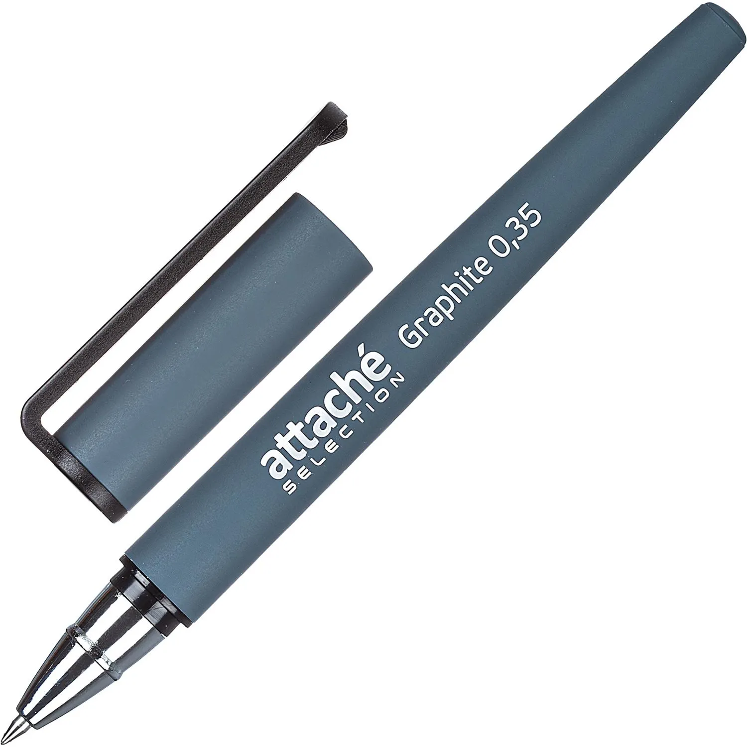 гелевая ручка Attache Selection Graphite 0,7 мм клип Soft Touch, Quality