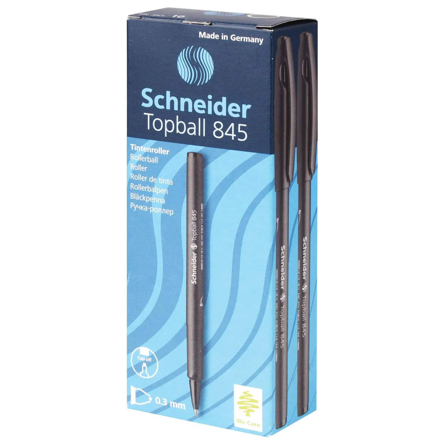 Ручка-роллер Schneider Topball 845/3 0,3 мм синий (2000 м), комфортное письмо - Image 6