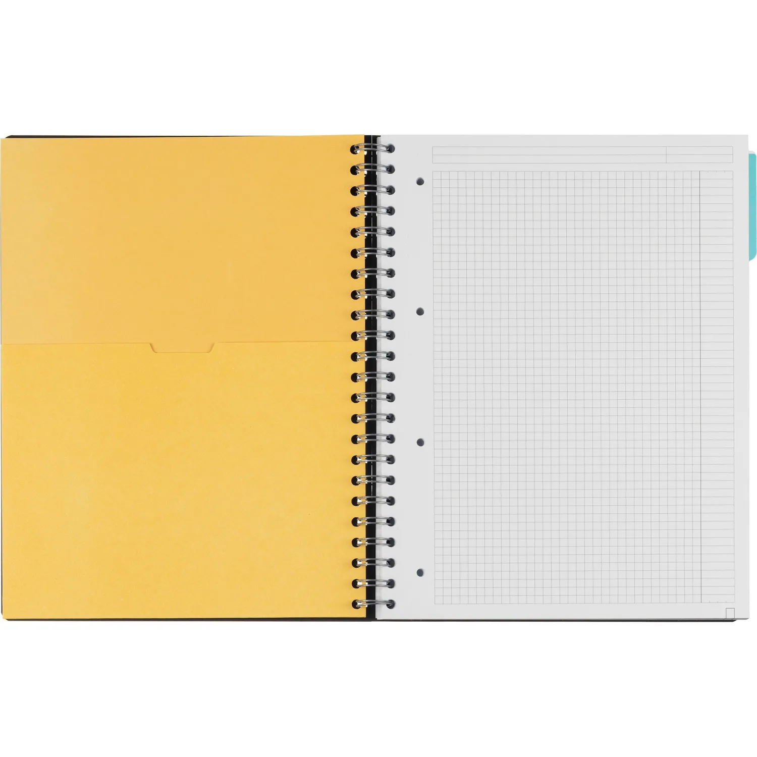 Бизнес-тетрадь Attache Selection Smartbook A4 120 листов, клетка, спираль, разделитель - Image 6