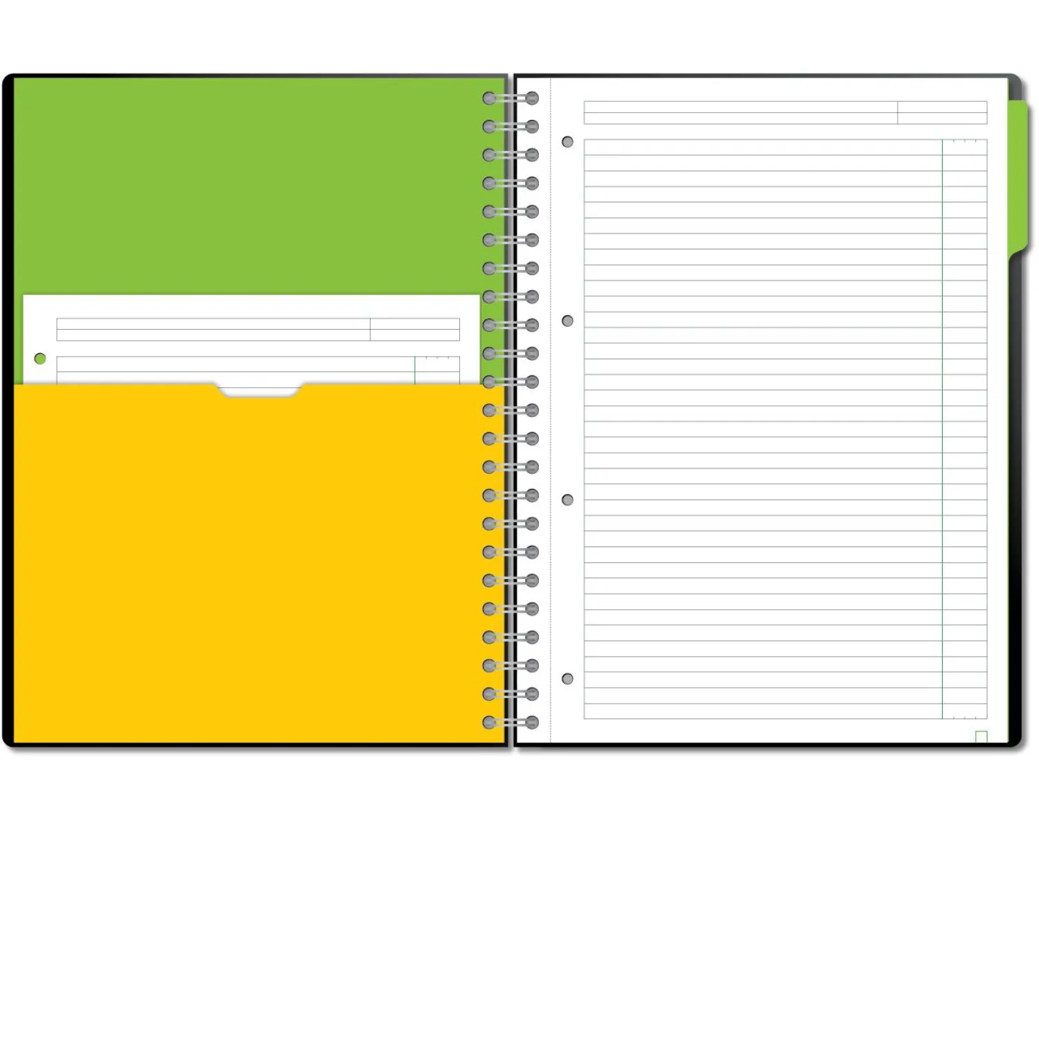 Бизнес-тетрадь Attache Selection Smartbook A4 120 листов, спираль, разделитель, карман - Image 2