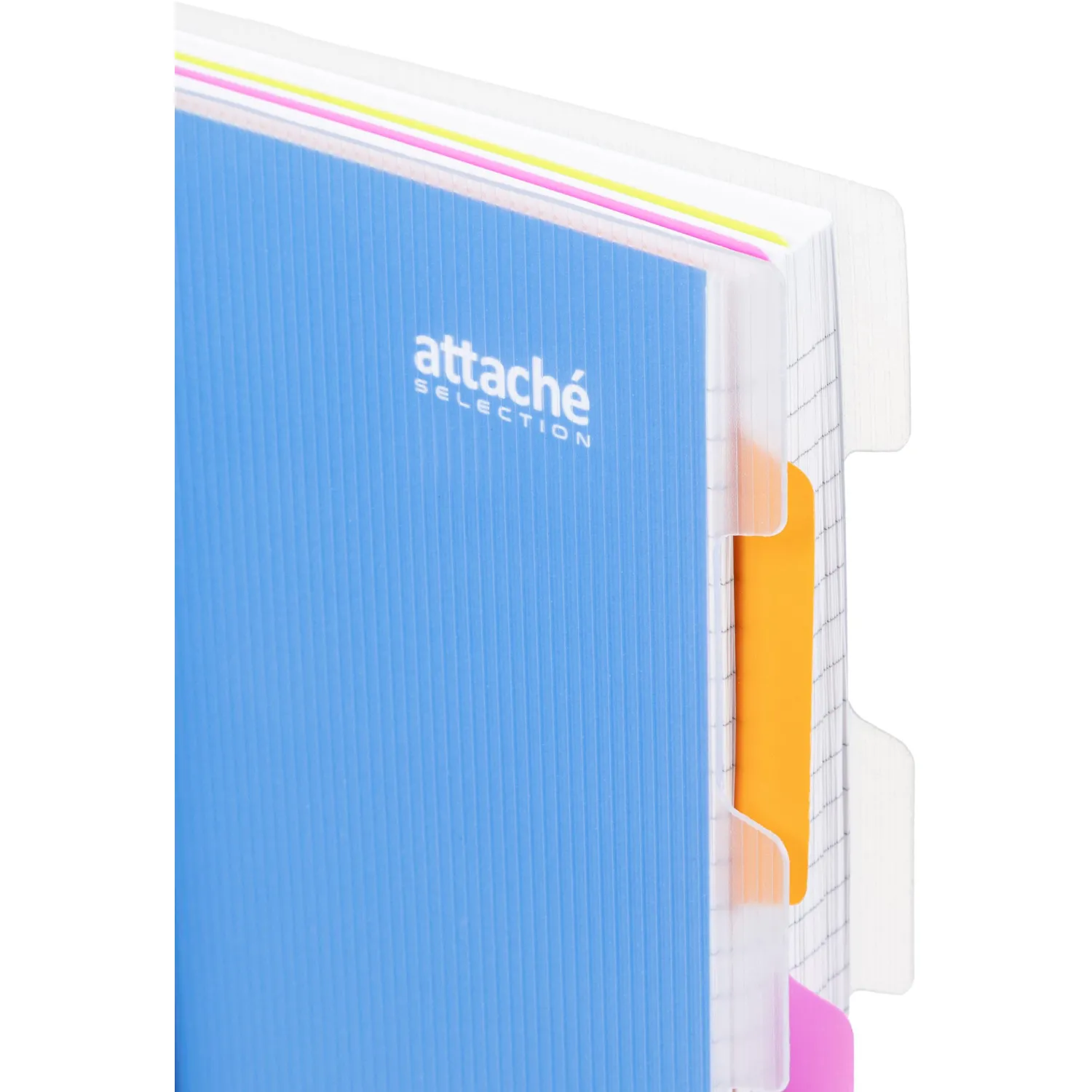 Бизнес-тетрадь Attache Selection A5 спиральная, офисная в клетку - Image 3