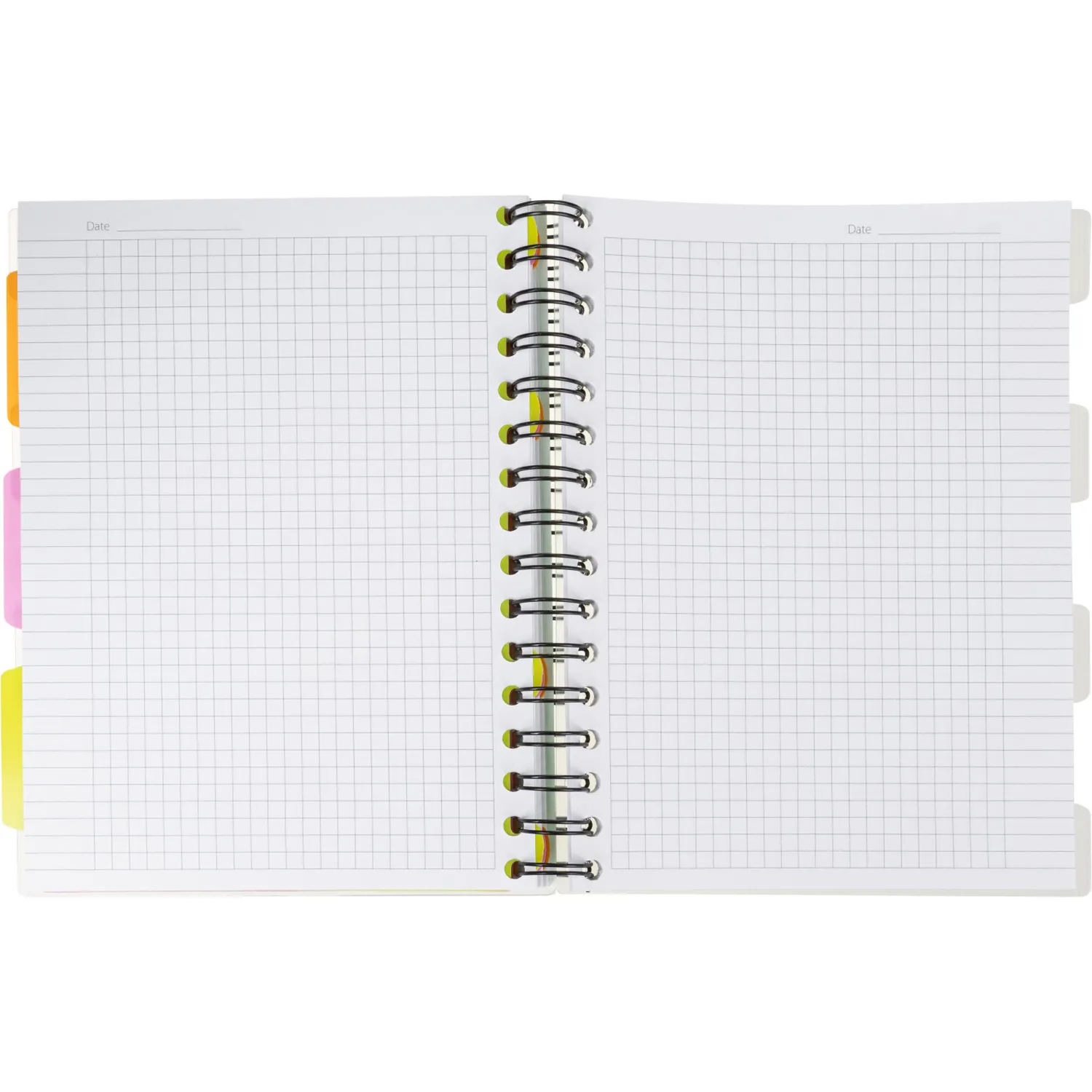 Бизнес-тетрадь Attache Selection A5 офисная в клетку, прозрачная обложка, спираль - Image 6