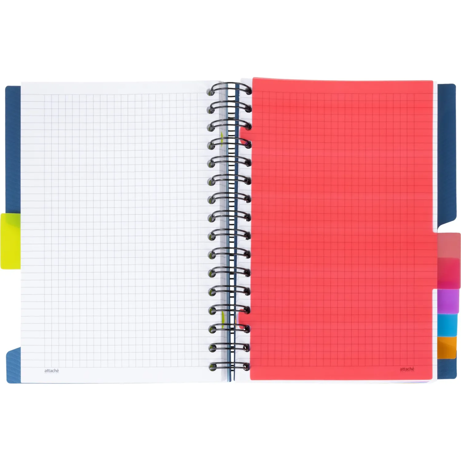 Бизнес-тетрадь Attache Selection Office book A5 200 л, спираль, разделители, микроперфорация - Image 8