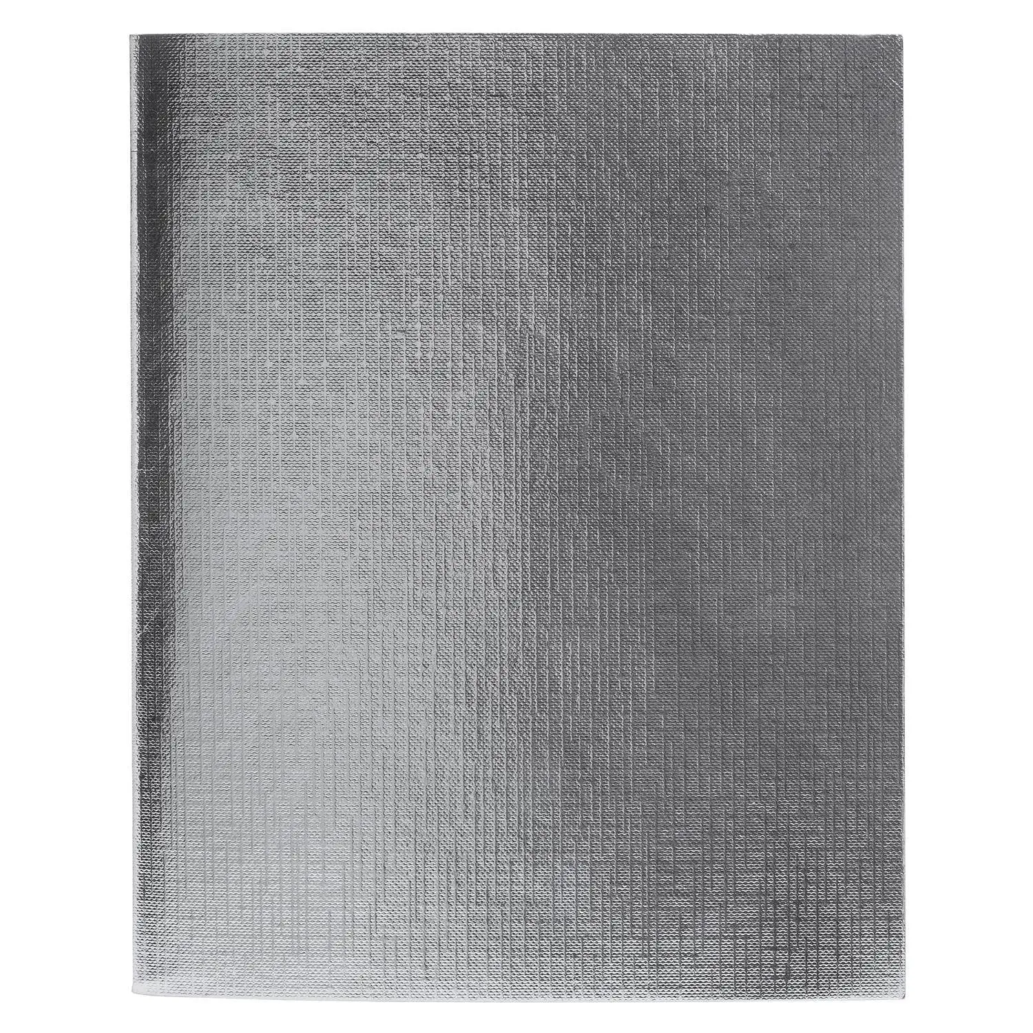 Бизнес-тетрадь Hatber Metallic А5 96 листов, клетка, серебристая, 16,5×20,5 см