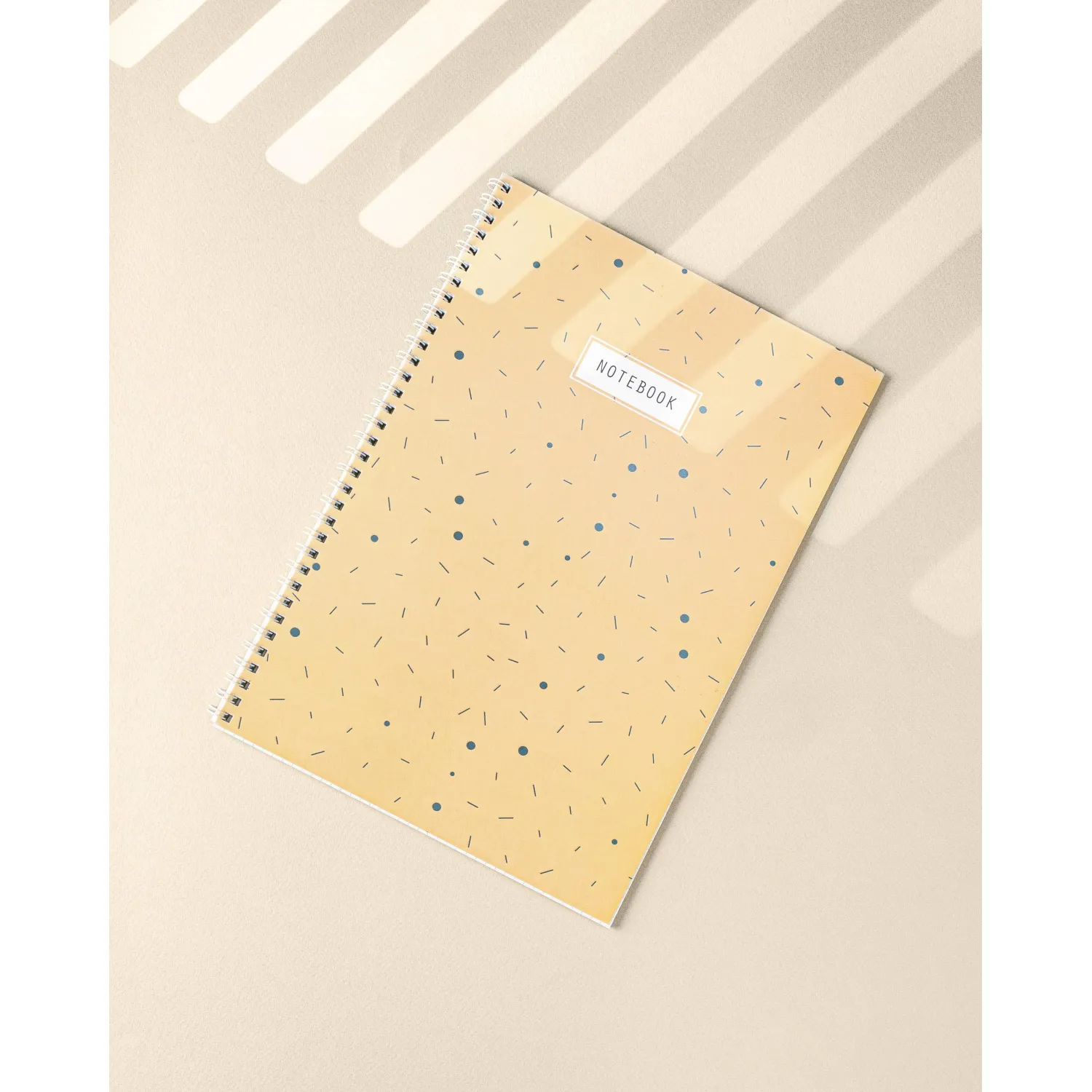 Бизнес-тетрадь Attache Flakes yellow A4 48 листов, спираль, оранжевая, 60 г/м² - Image 10