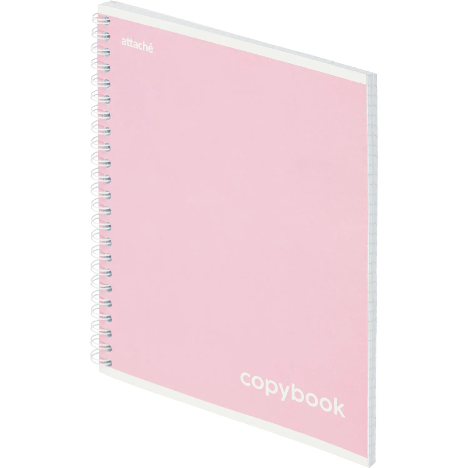 Тетрадь Attache Акварель A5 в клетку 80 л. на спирали, розовая обложка - Image 2
