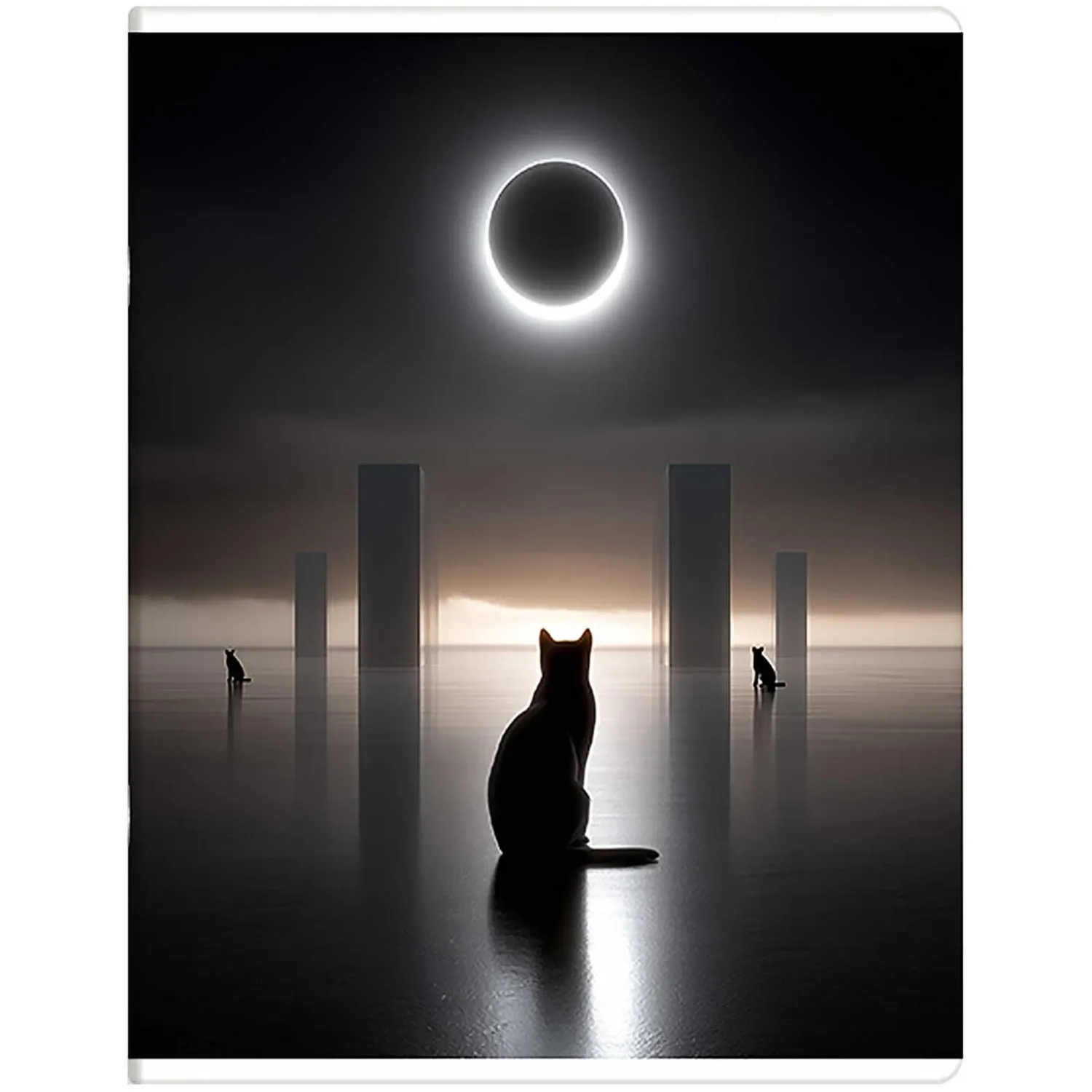 Общая тетрадь Феникс+ Лунный кот, клетка, формат А5+, школьная - Image 6