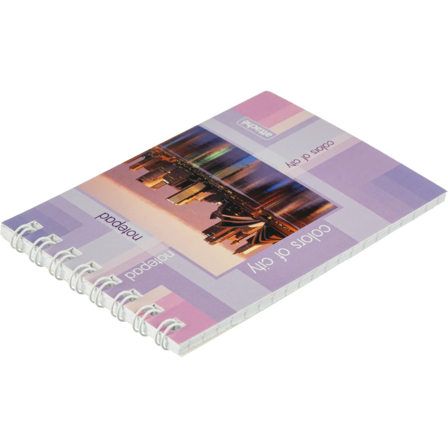 A7 блокнот Attache Colors of city — компактный с городскими рисунками - Image 4