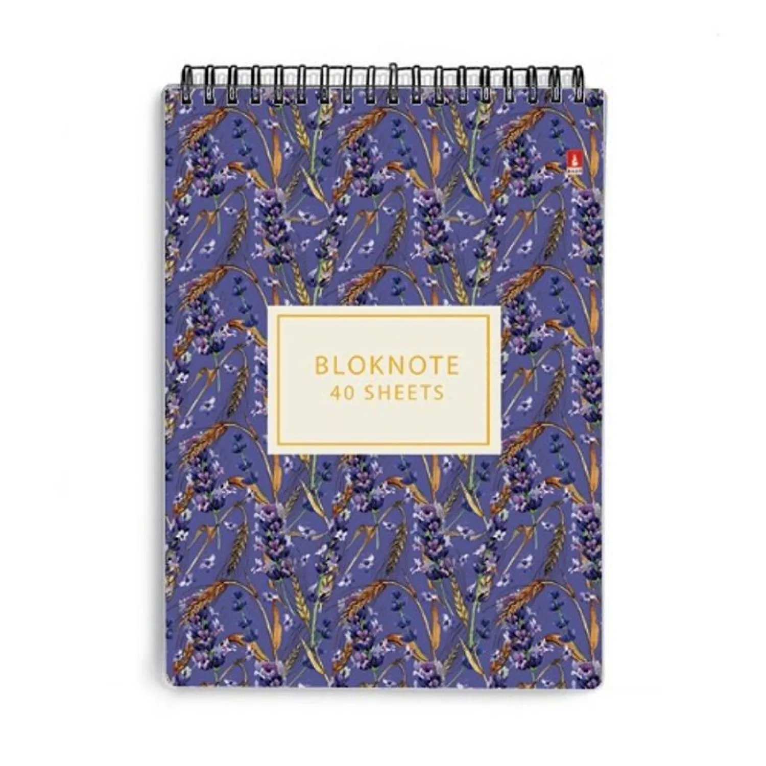Блокнот Альт Цветы Паттерн А6 40 листов, клетка, спираль, 9,4×13 см - Image 6