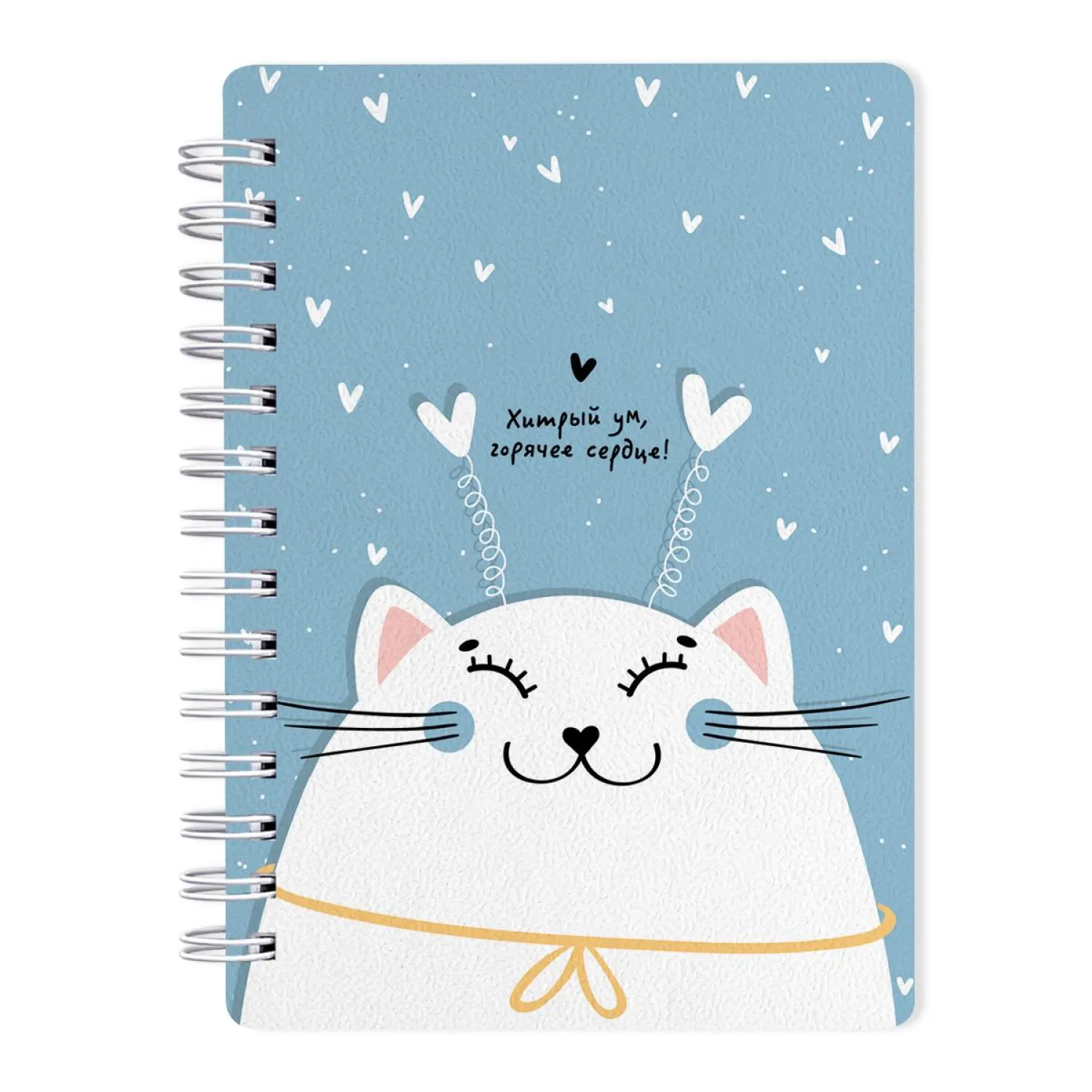 Блокнот Be Smart Mur-Mur A6 80 л., клетка, спираль, 10,2×14,2 см, 65 г/м²