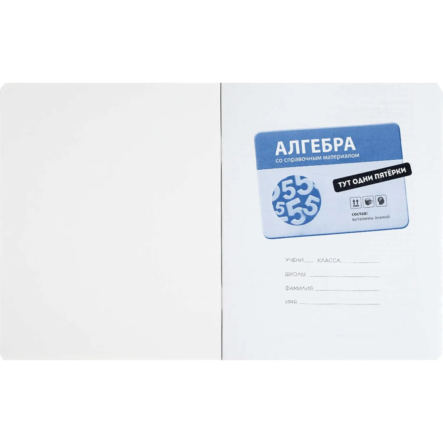 Тетрадь предметная по алгебре Феникс+ А5+, 48 листов, обложка 16,9×20,5 см - Image 2