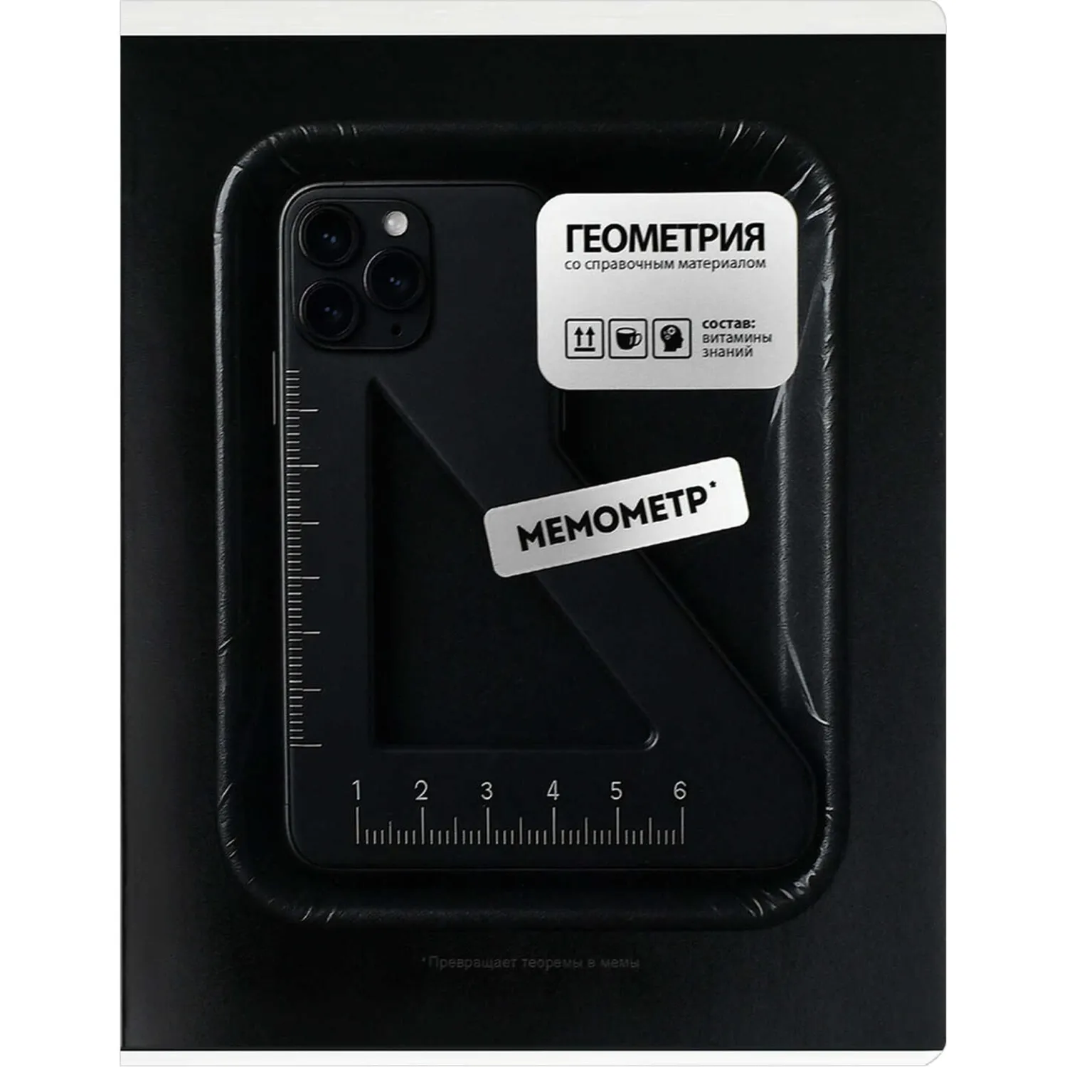 Тетрадь предметная по геометрии Феникс+ А5+, 48 листов, обложка 16,9×20,5 см