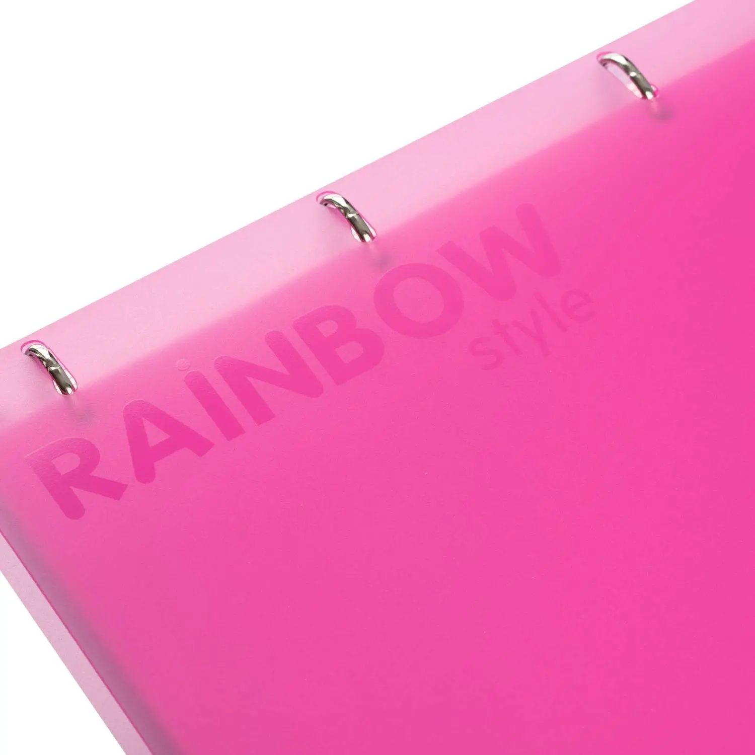 Бизнес-тетрадь Attache Rainbow Style А4 120 листов, жесткая пластиковая обложка, тетрадь в клетку, сменные блоки - Image 10