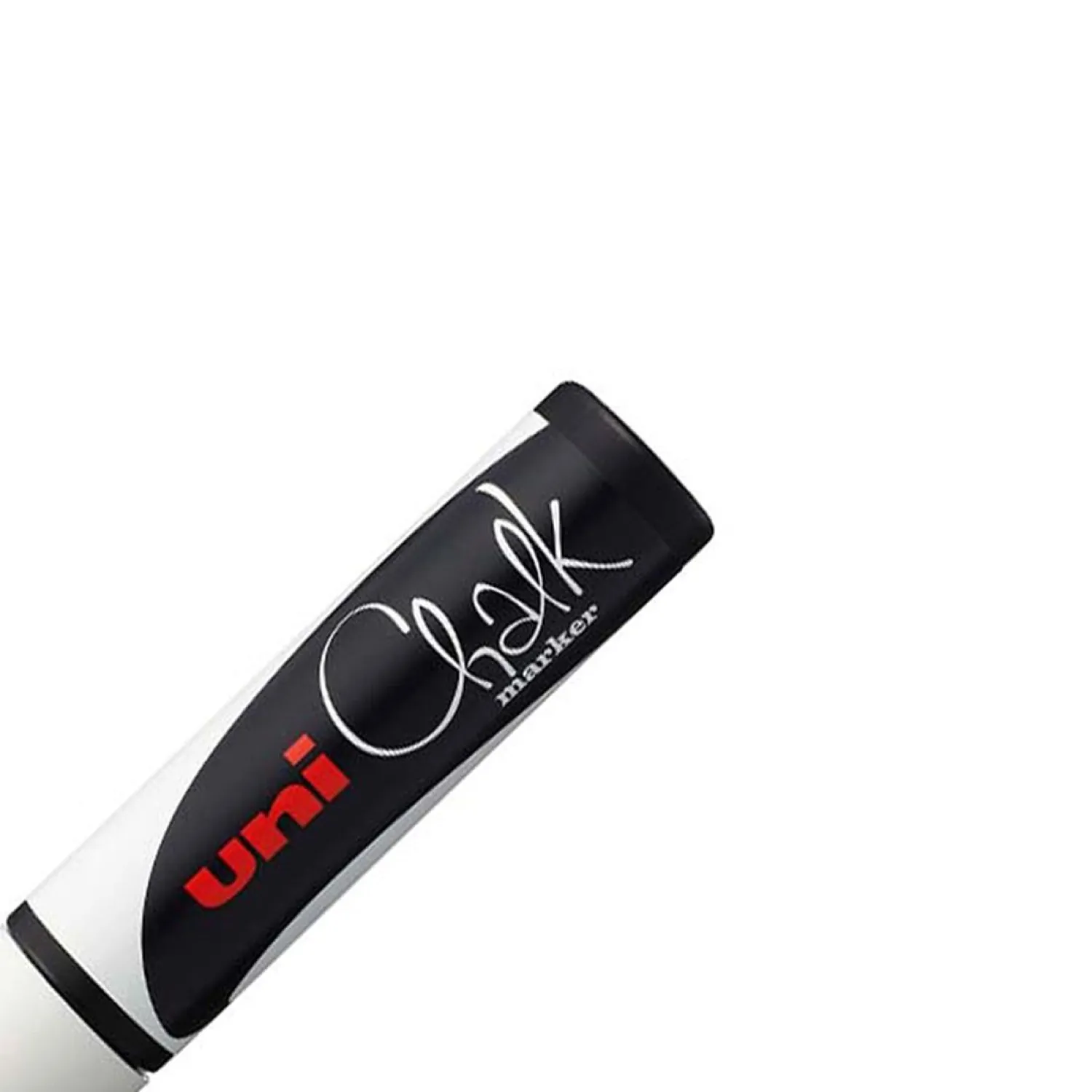 Маркер меловой Uni Chalk PWE-17K белый, 5-15 мм клиновидный, водостойкий - Image 4