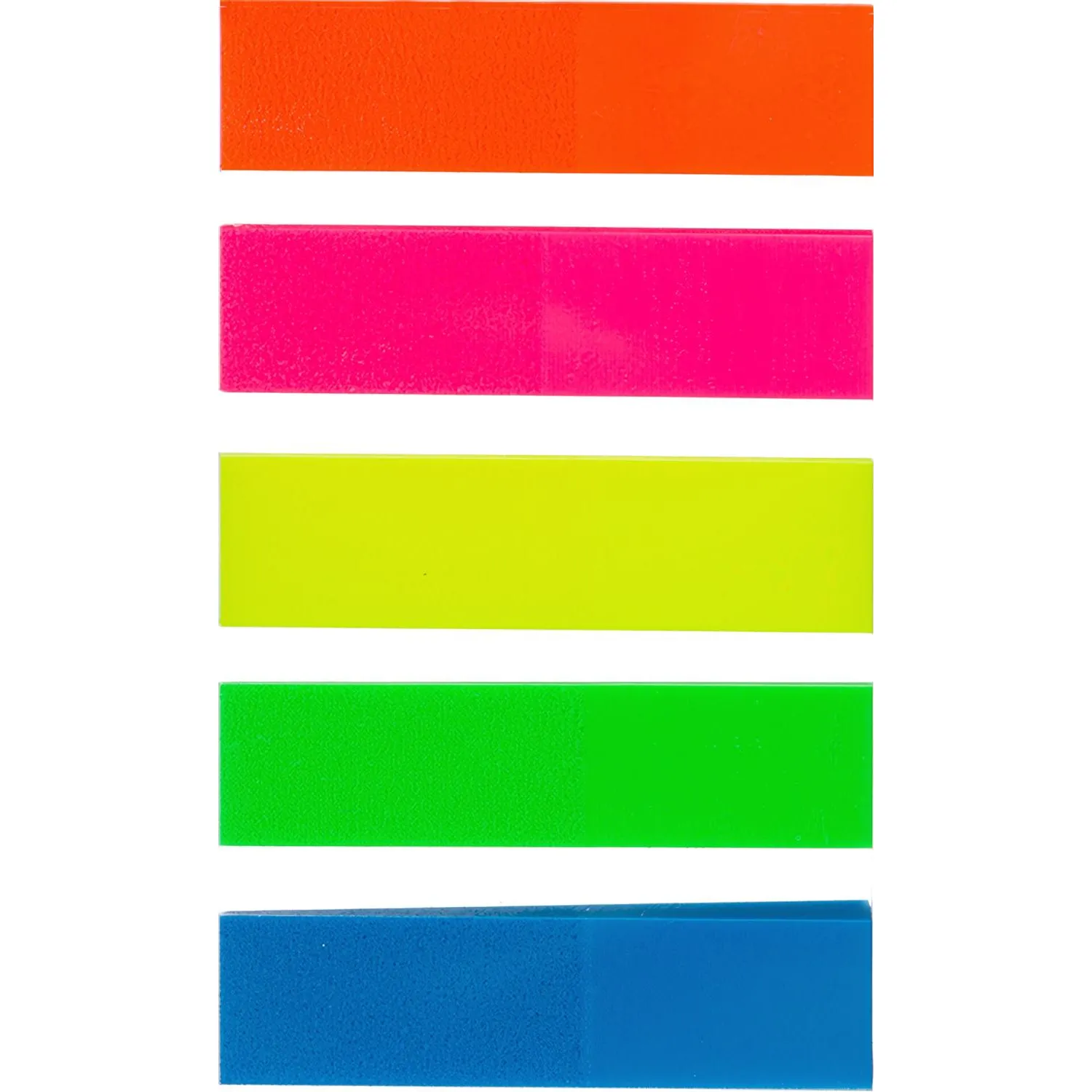 Пластиковые клейкие закладки Attache Selection 5 цветов по 25 шт (12×45 мм) - Image 2