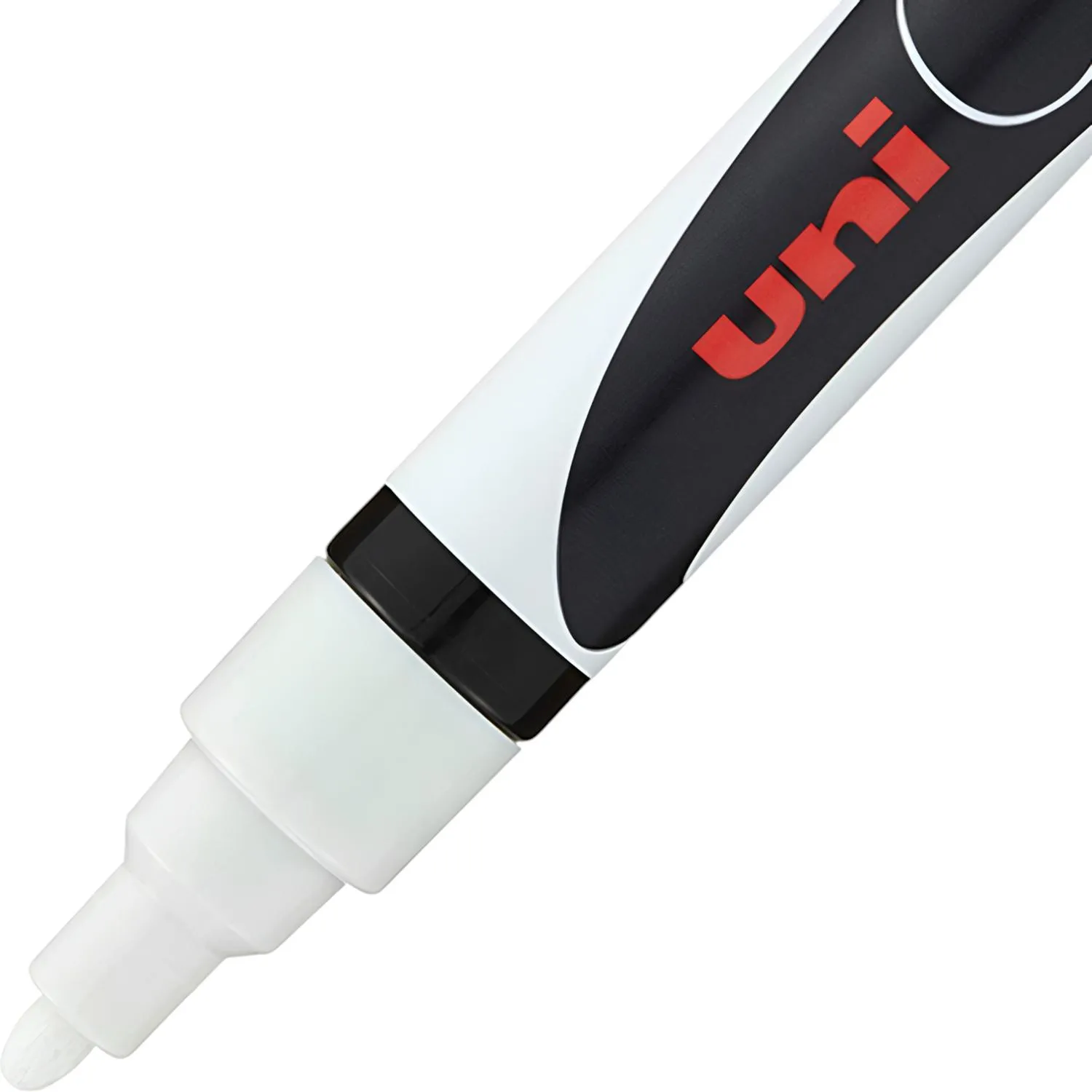 Маркер меловой Uni Chalk PWE-5M чёрный, толщина линии 1.8–2.5 мм, круглый наконечник - Image 3