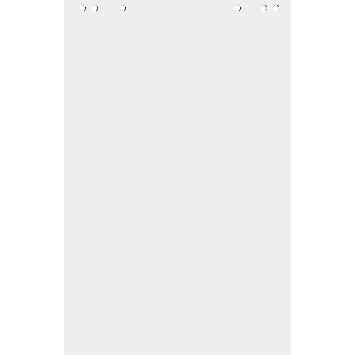 Бумага для флипчартов Attache 60×90 см, 5х20 л, белая 65 г/м², отверстия - Image 2