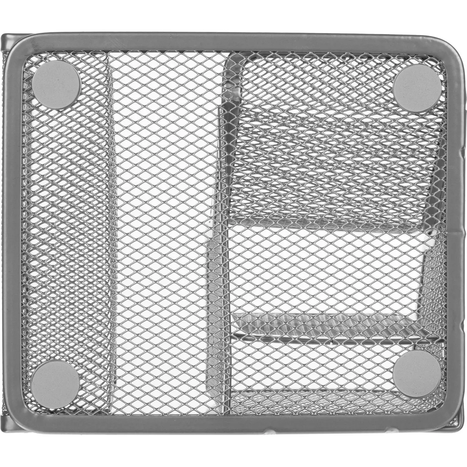 Подставка-органайзер Attache 4 секции металлическая сетка 149x131x130 мм - Image 4