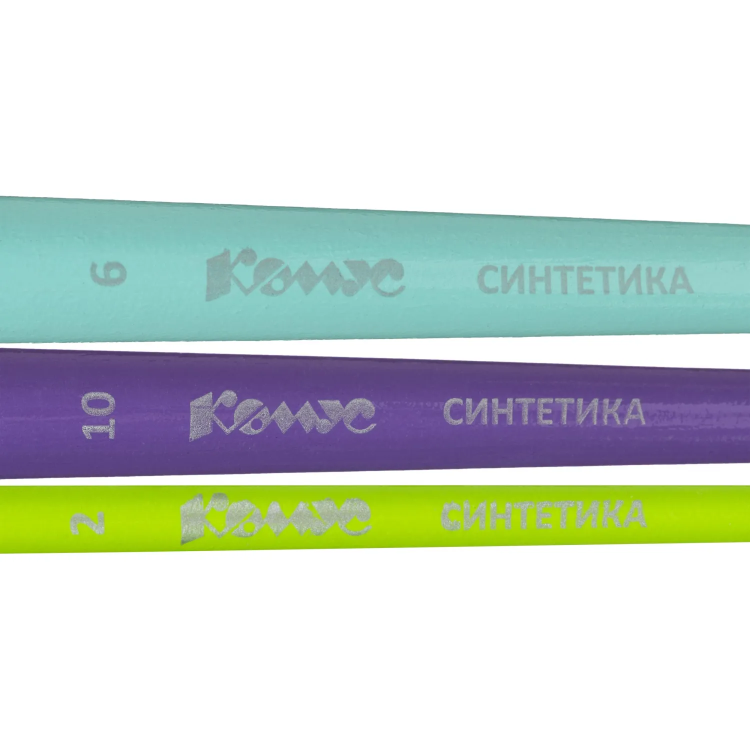 Набор кистей Комус Класс Максики синтетика (3 штуки в наборе) - Image 4