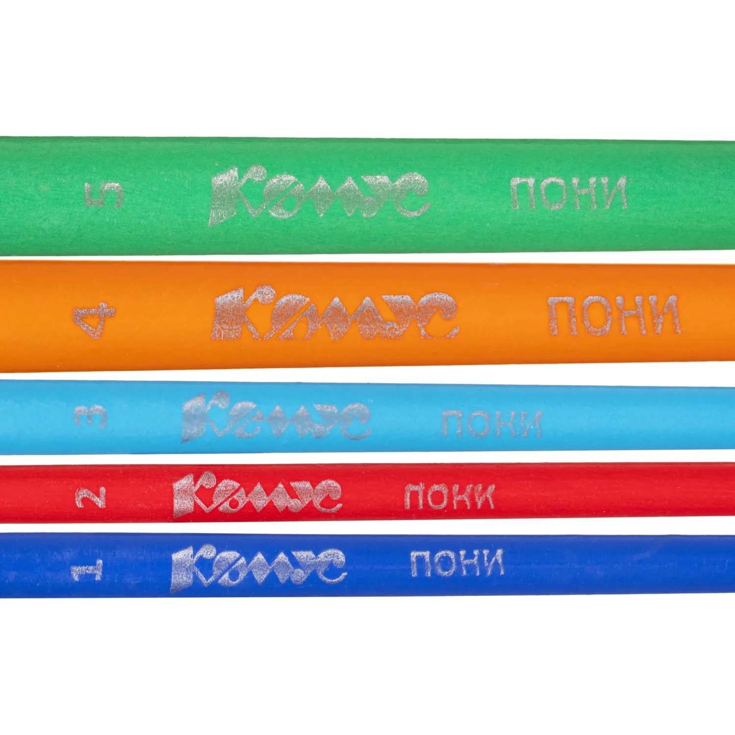 Набор кистей Комус Класс Star way пони (5 штук в наборе) - Image 4