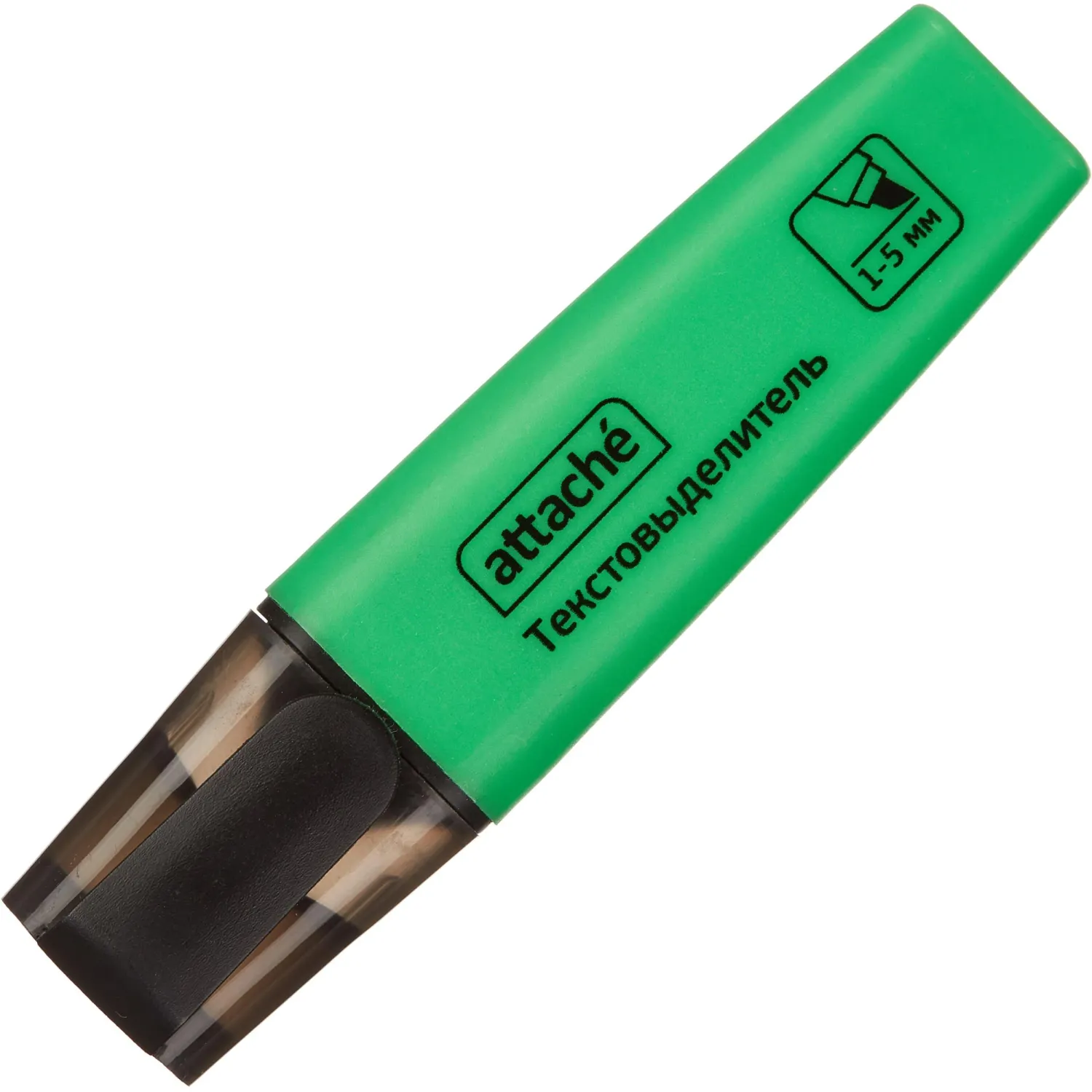 Текстовыделитель Attache Colored зеленый 1-5 мм, водная основа, светоустойчивый - Image 2