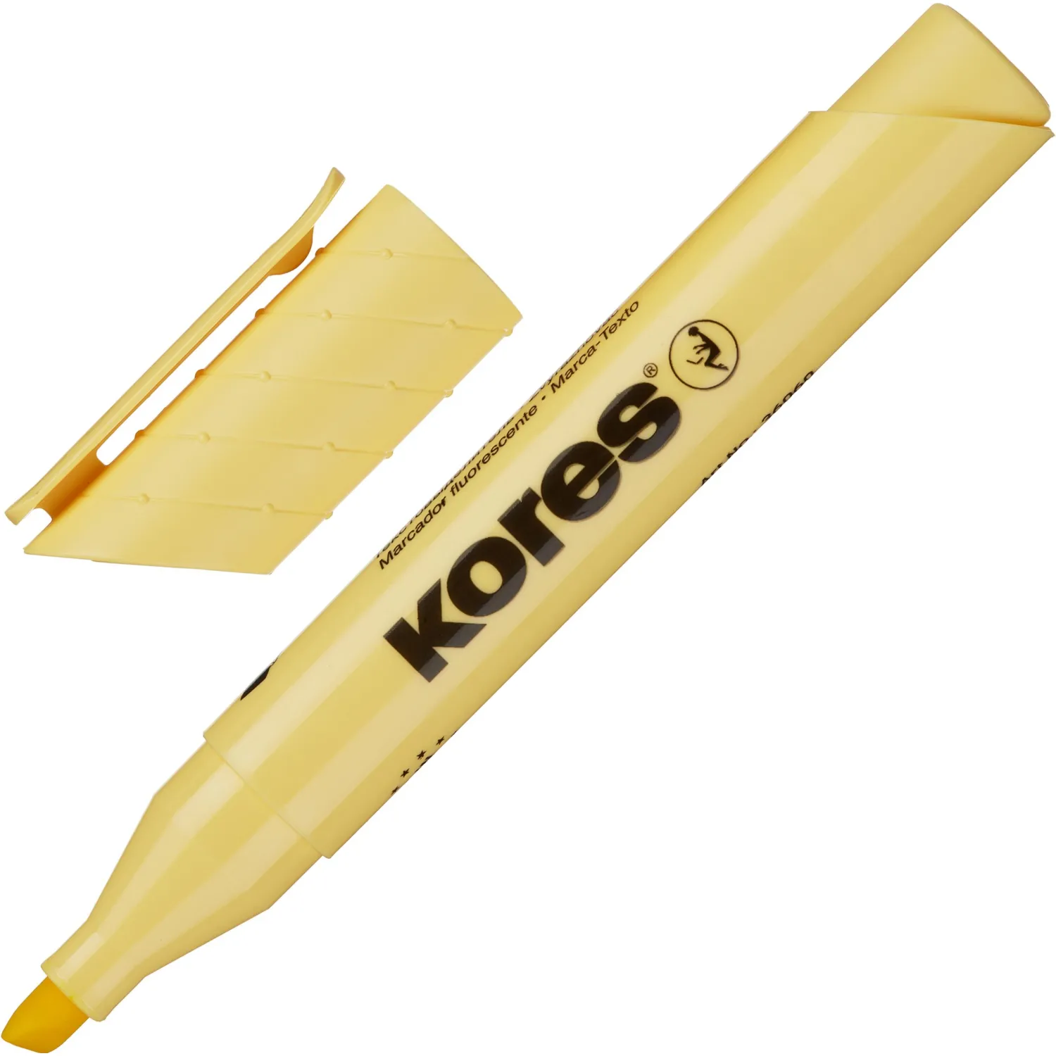 Текстовыделители Kores High Liner Plus, пастельные цвета, скошенный наконечник - Image 12