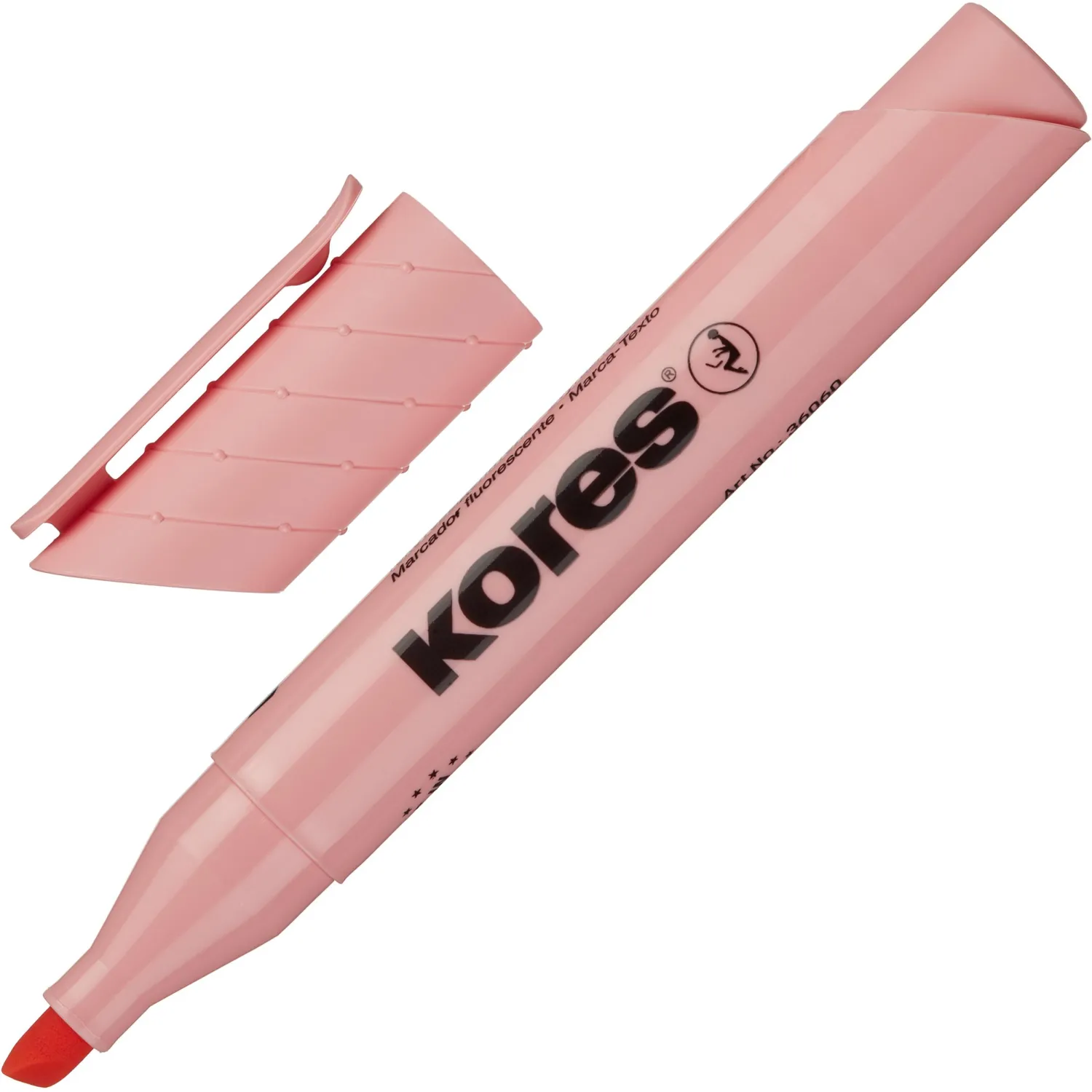 Текстовыделители Kores High Liner Plus, пастельные цвета, скошенный наконечник - Image 16