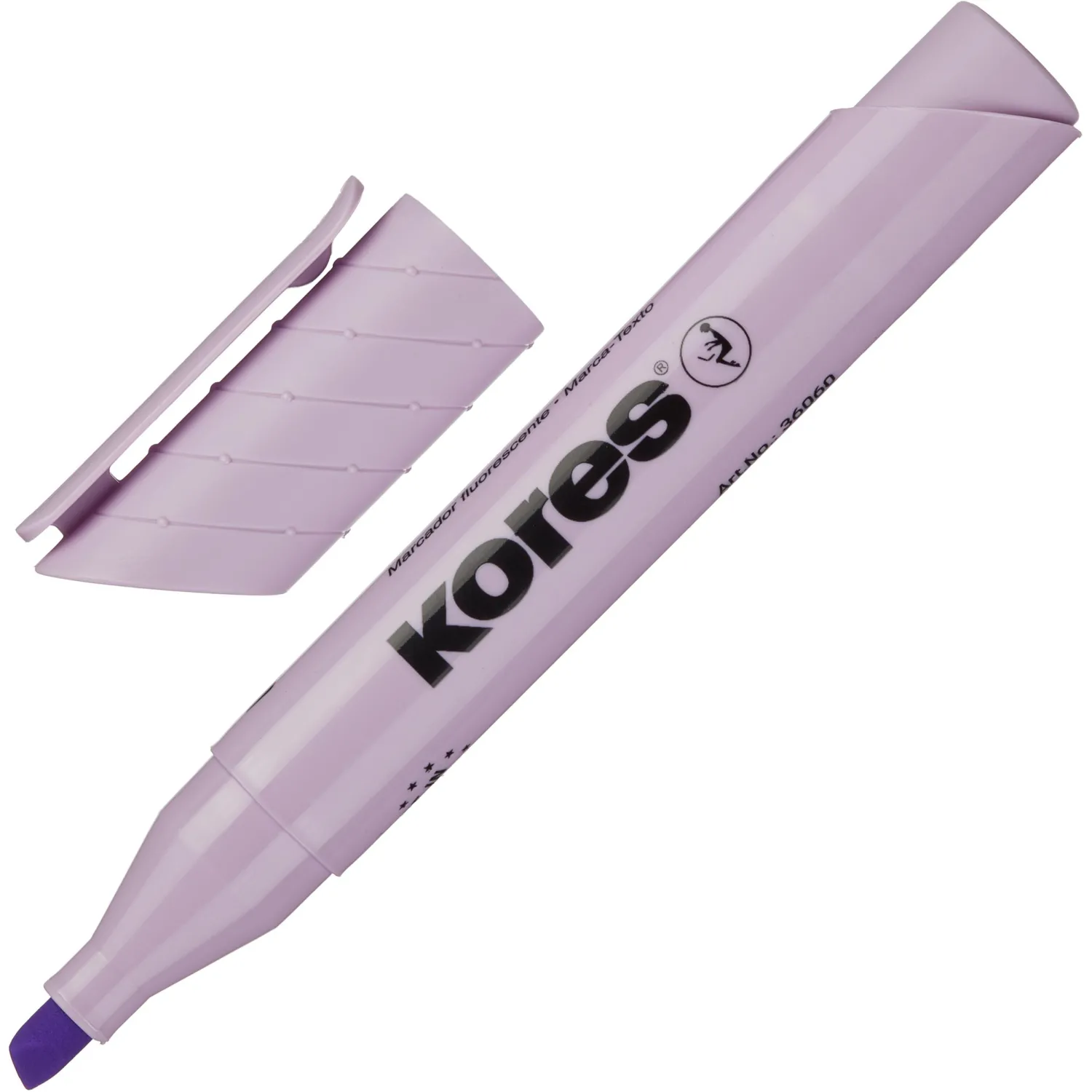 Текстовыделители Kores High Liner Plus, пастельные цвета, скошенный наконечник - Image 18