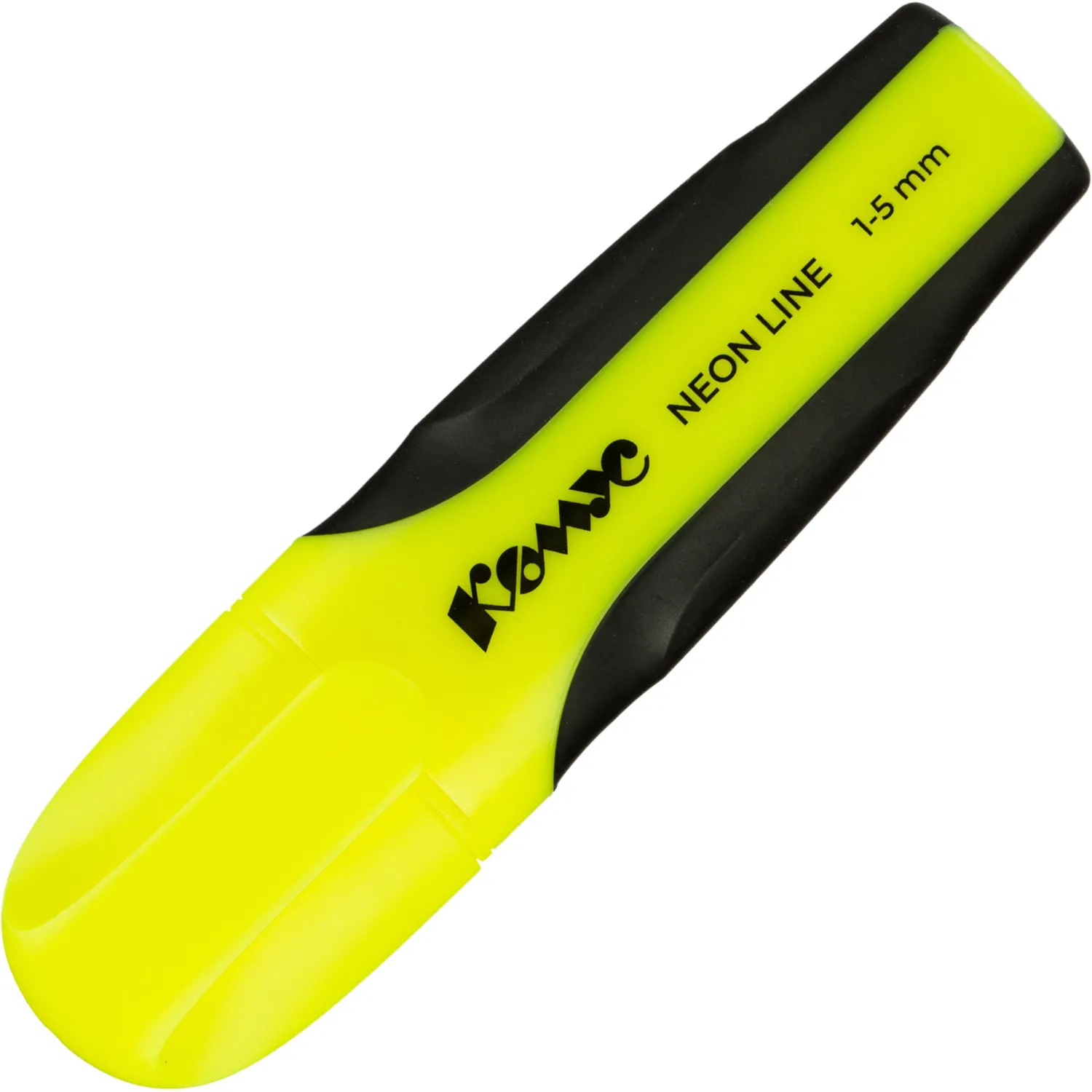 Текстовыделитель Комус Neon Line желтый, водостойкий, экономичный - Image 2