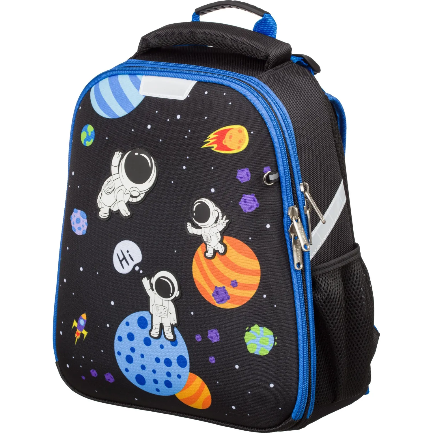 Ранец Space time анатомический черный с двумя отделениями - Image 2