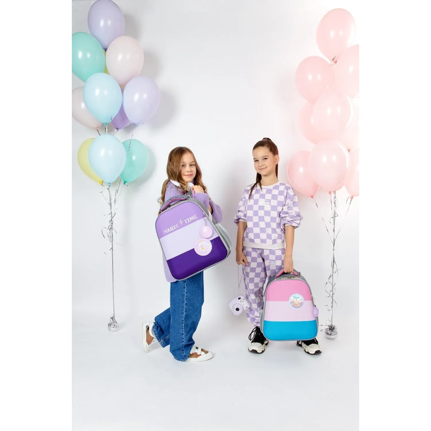 Ранец Casual анатомический серый с двумя отделениями - Image 15