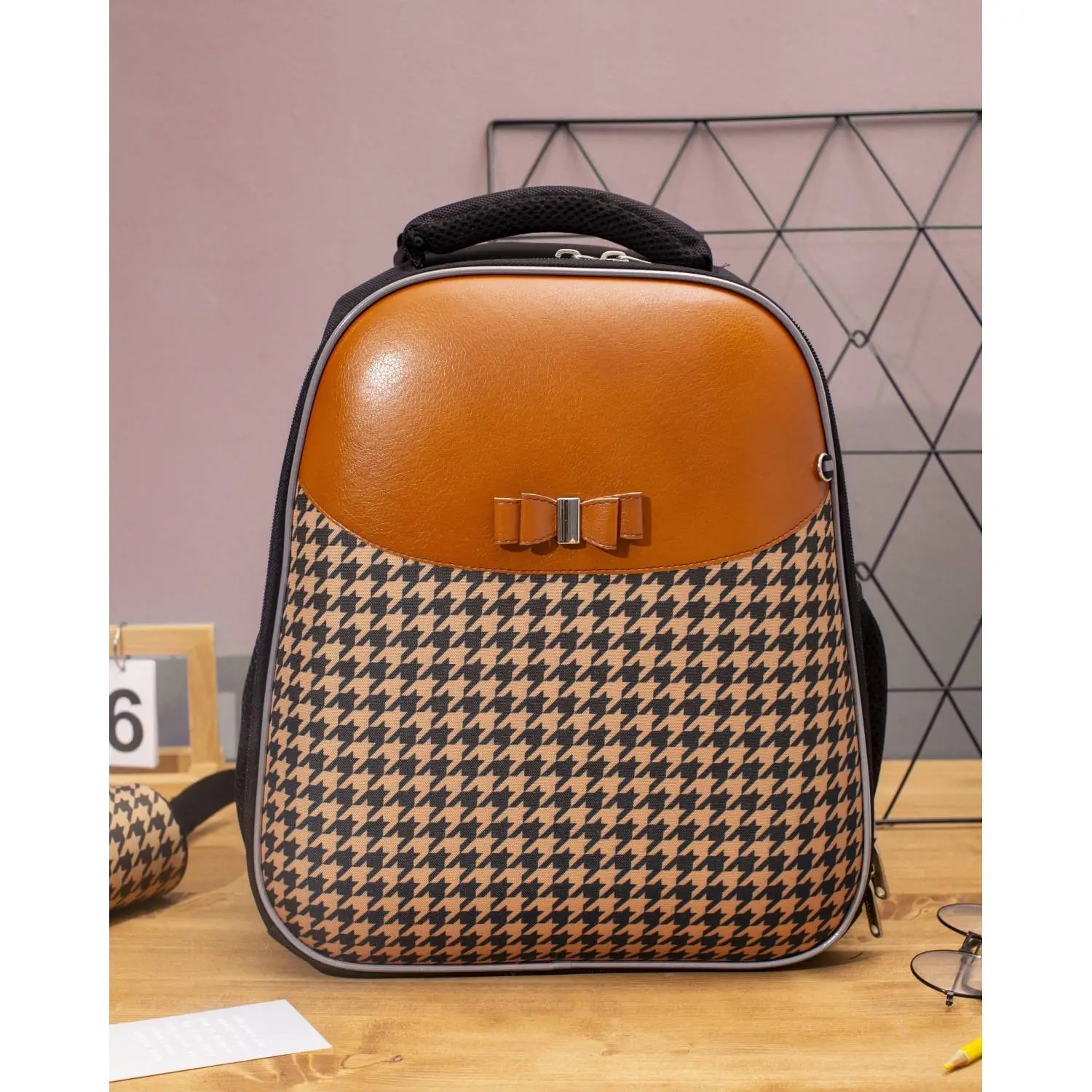 Ранец Fashion анатомический черный с двумя отделениями - Image 9