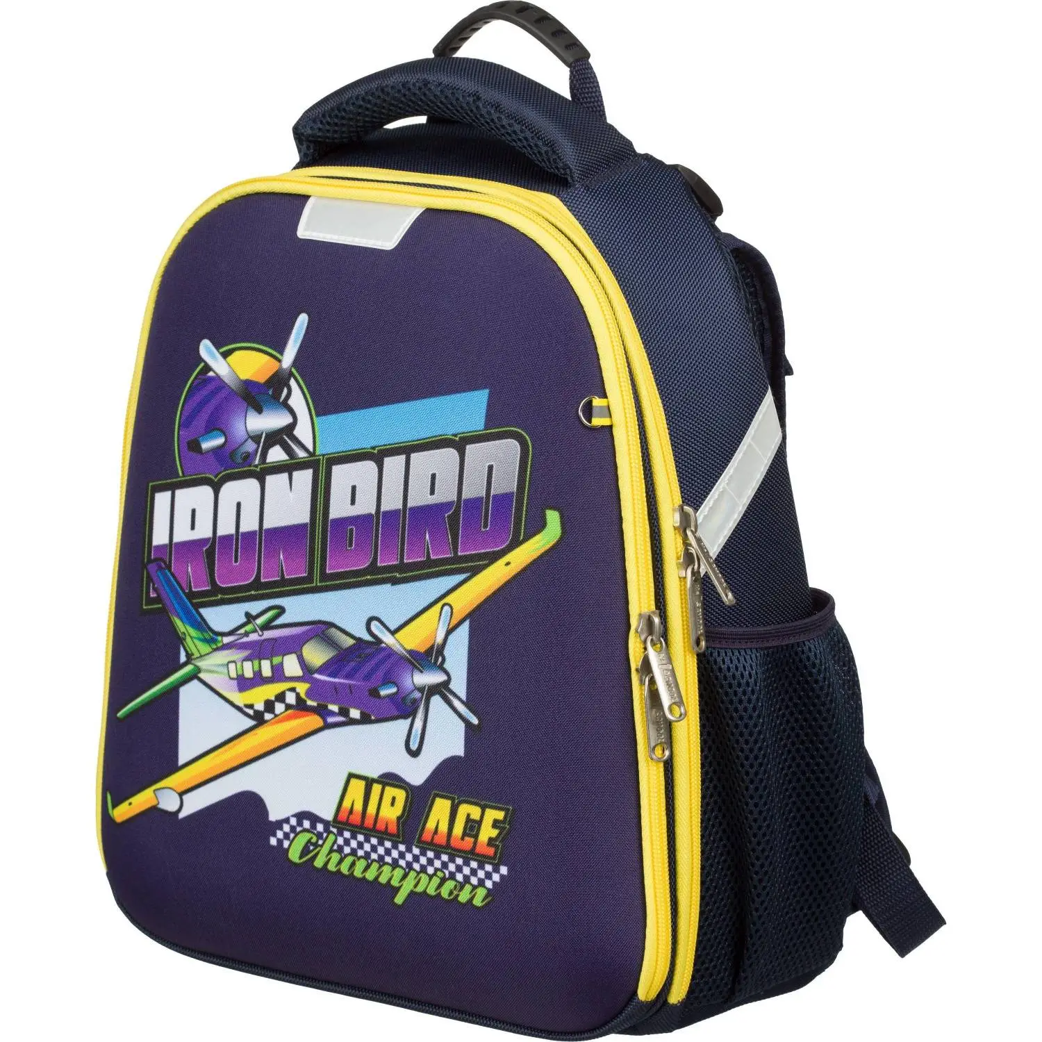 Ранец Комус класс Iron Bird синий с двумя отделениями - Image 2