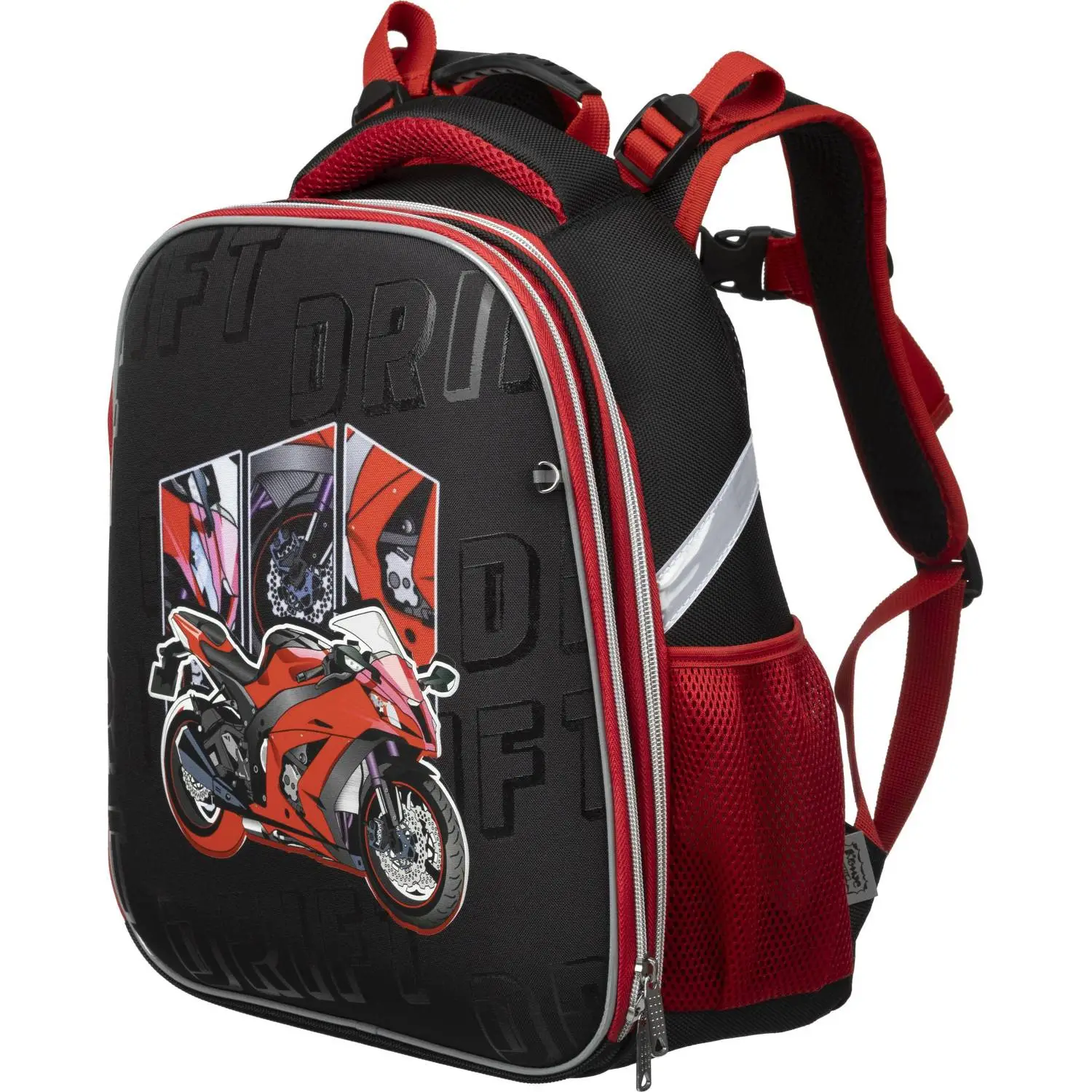 Ранец Urban Moto анатомический черный с двумя отделениями - Image 2