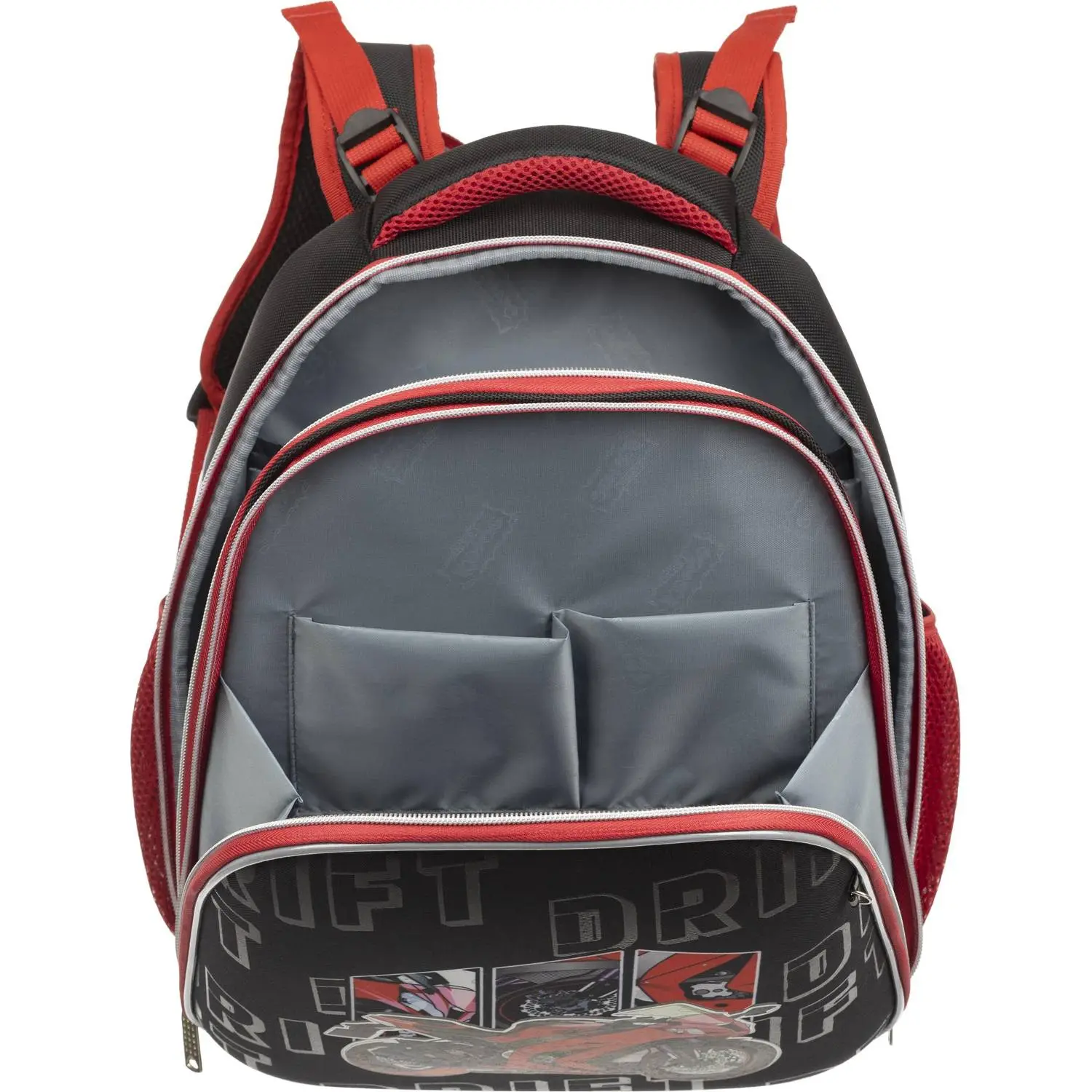 Ранец Urban Moto анатомический черный с двумя отделениями - Image 4