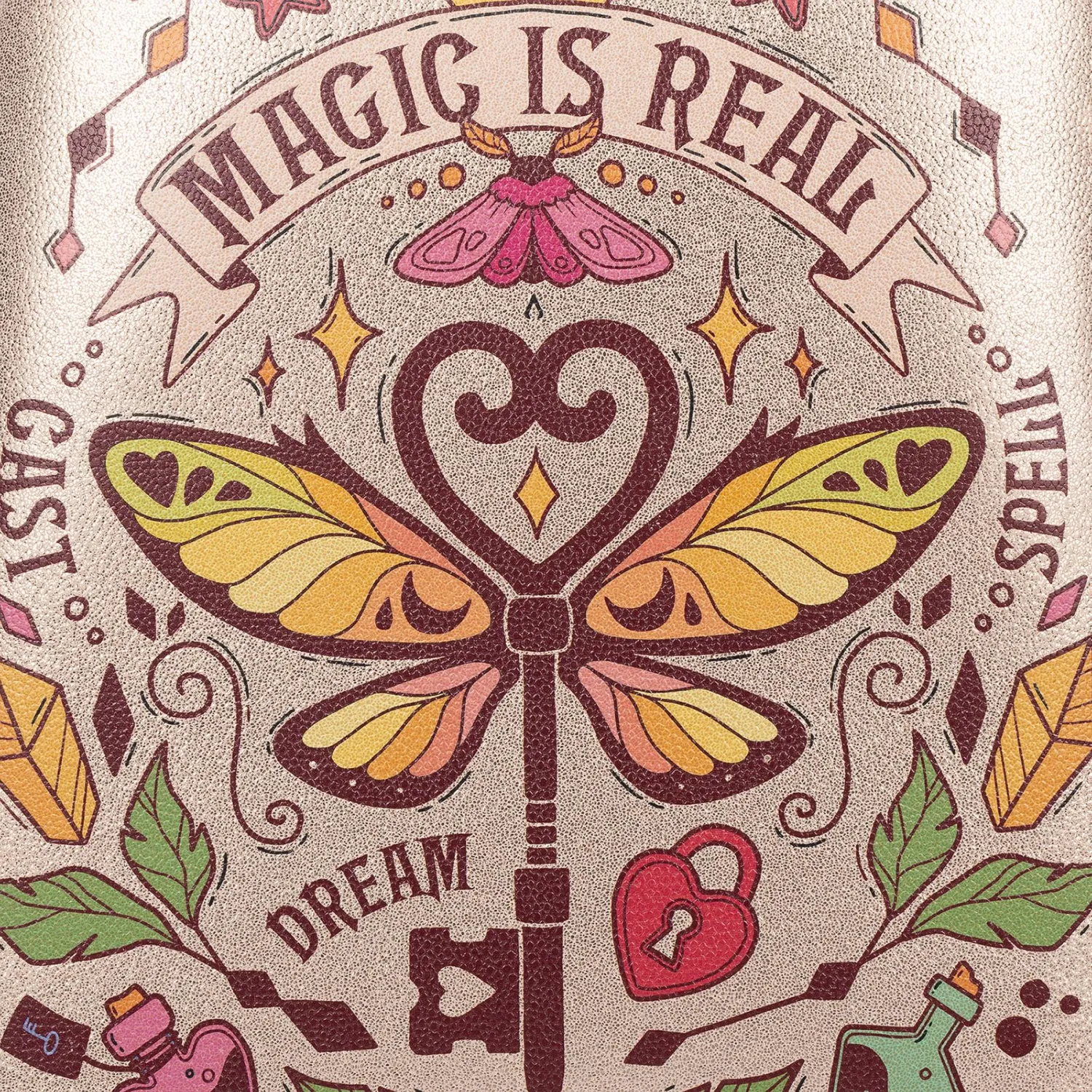 Ранец Magic is real анатомический золотой с двумя отделениями - Image 6