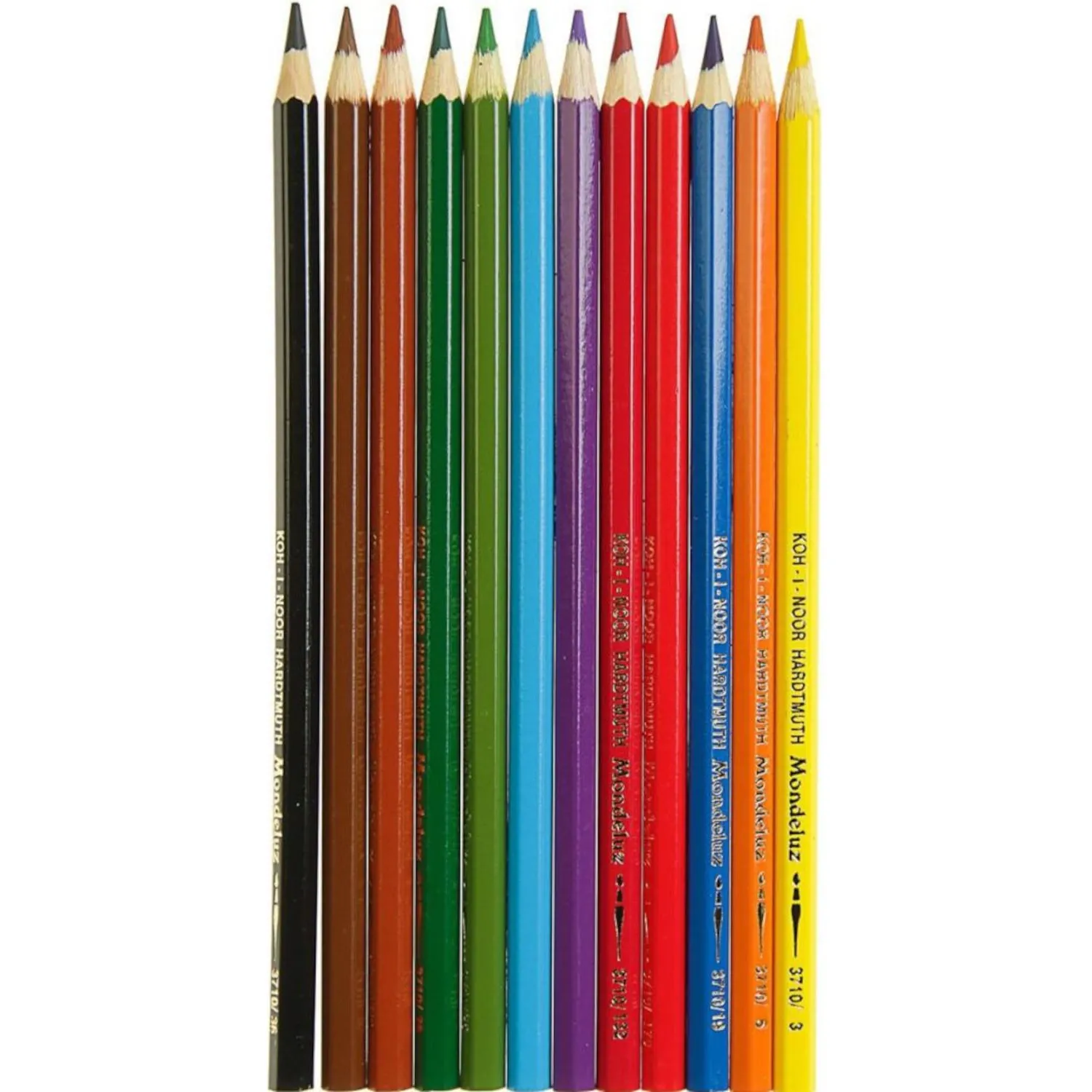 Карандаши акварельные Koh-i-Noor Mondeluz шестигранные 12 цветов - Image 2