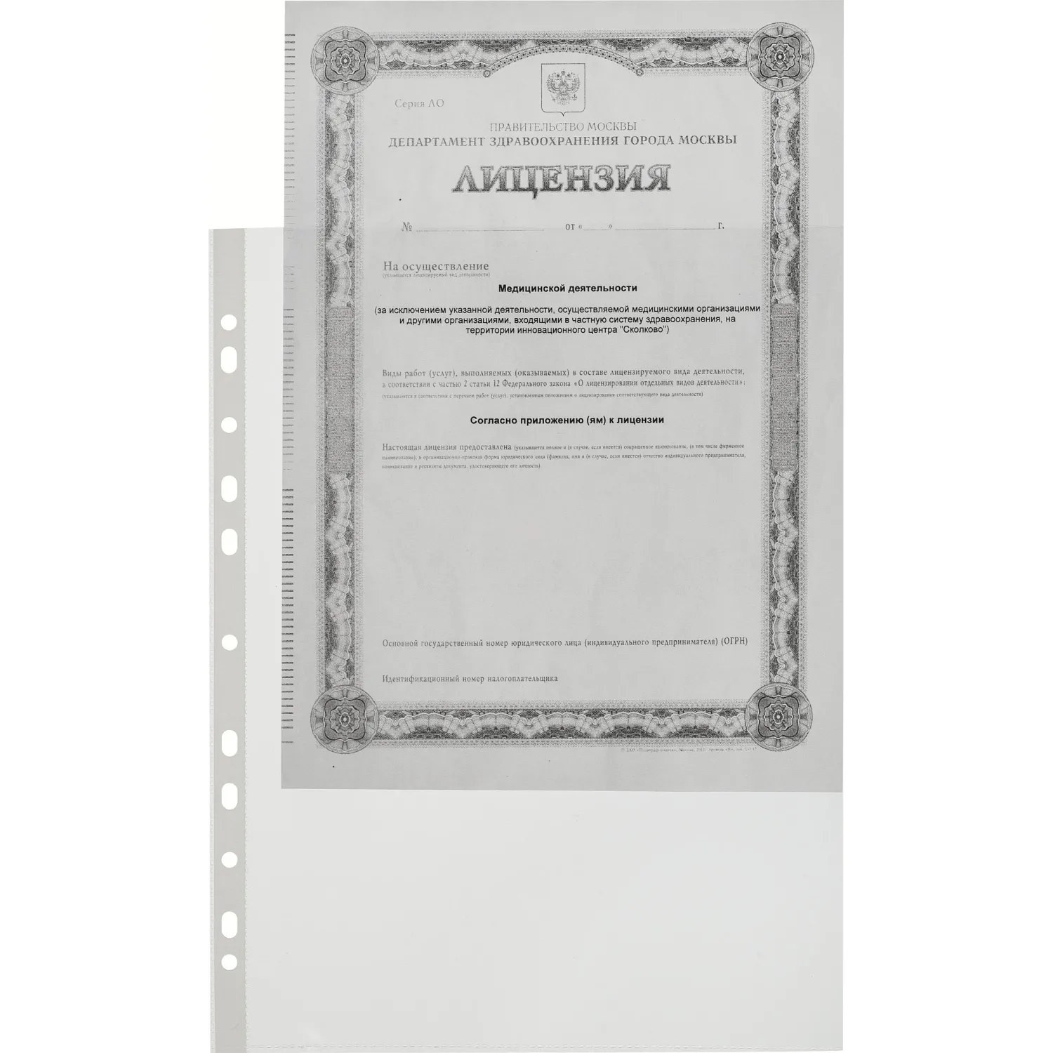 Файл-вкладыш Attache Selection А4+ 100 мкм прозрачный рифленый 50 штук в упаковке - Image 6